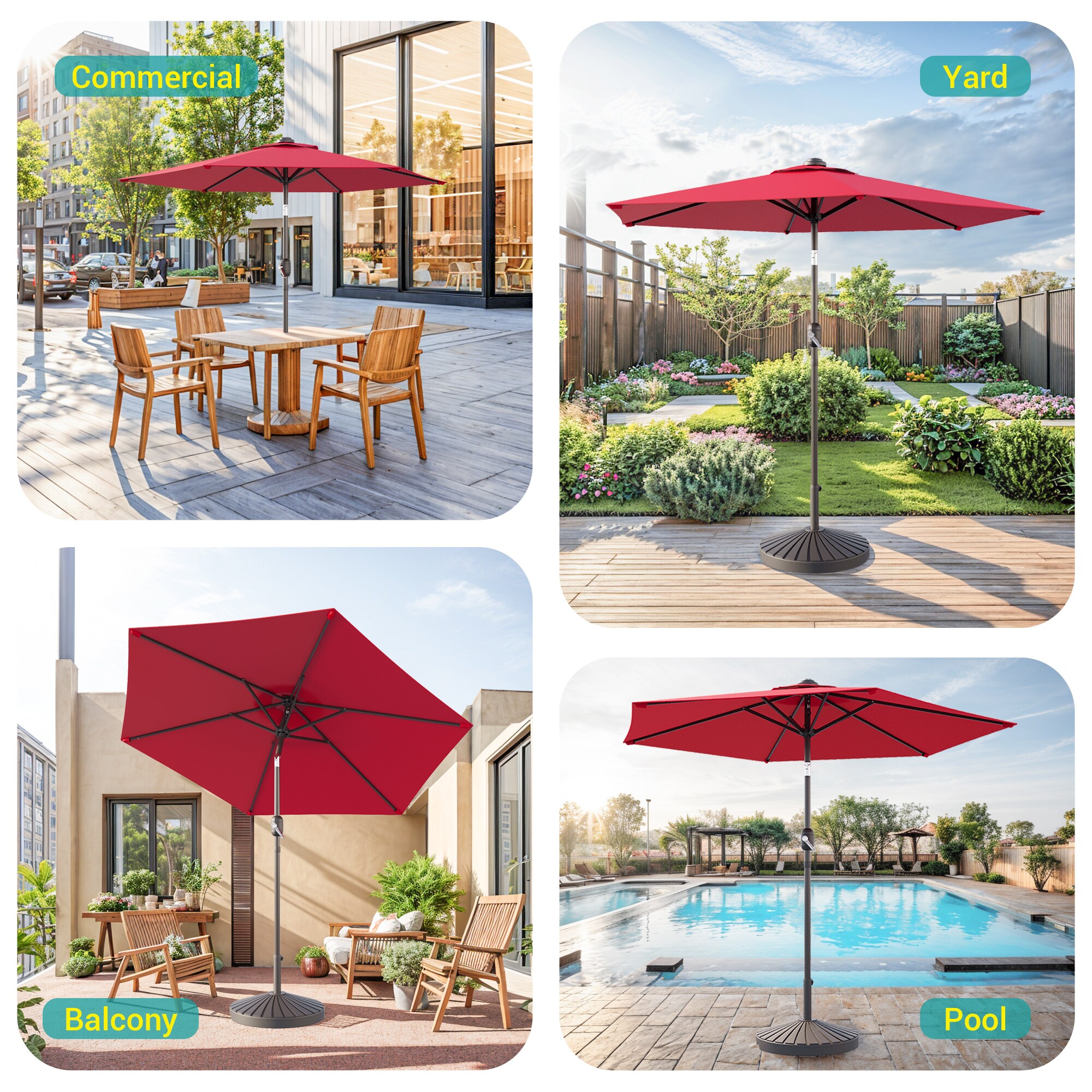ACEGOSES LW-LED75RD Umbrellas-2 - View #7