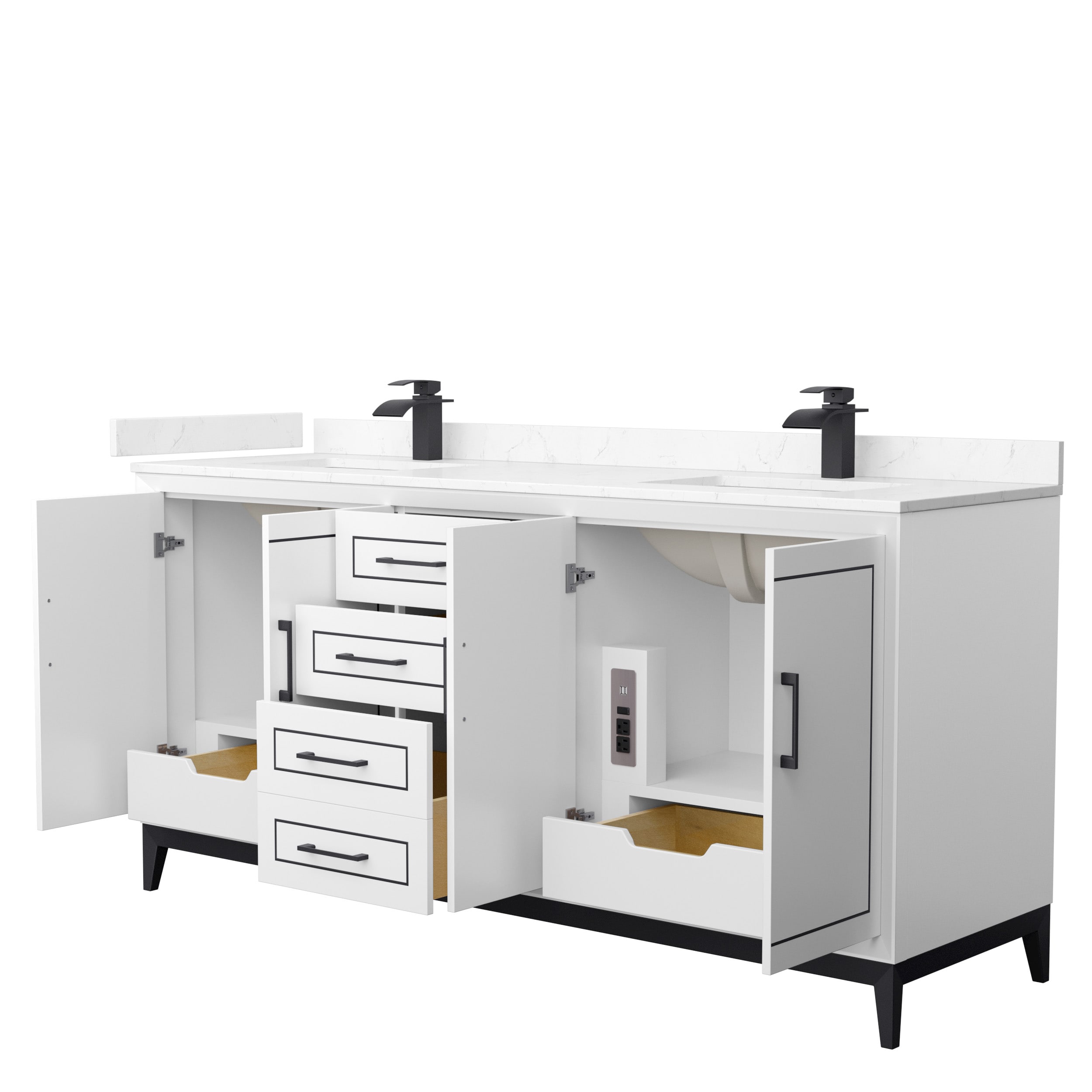 Wyndham Collection WCH515172DWBC2UNSMXX Bath-Vanity-Combo - View #2