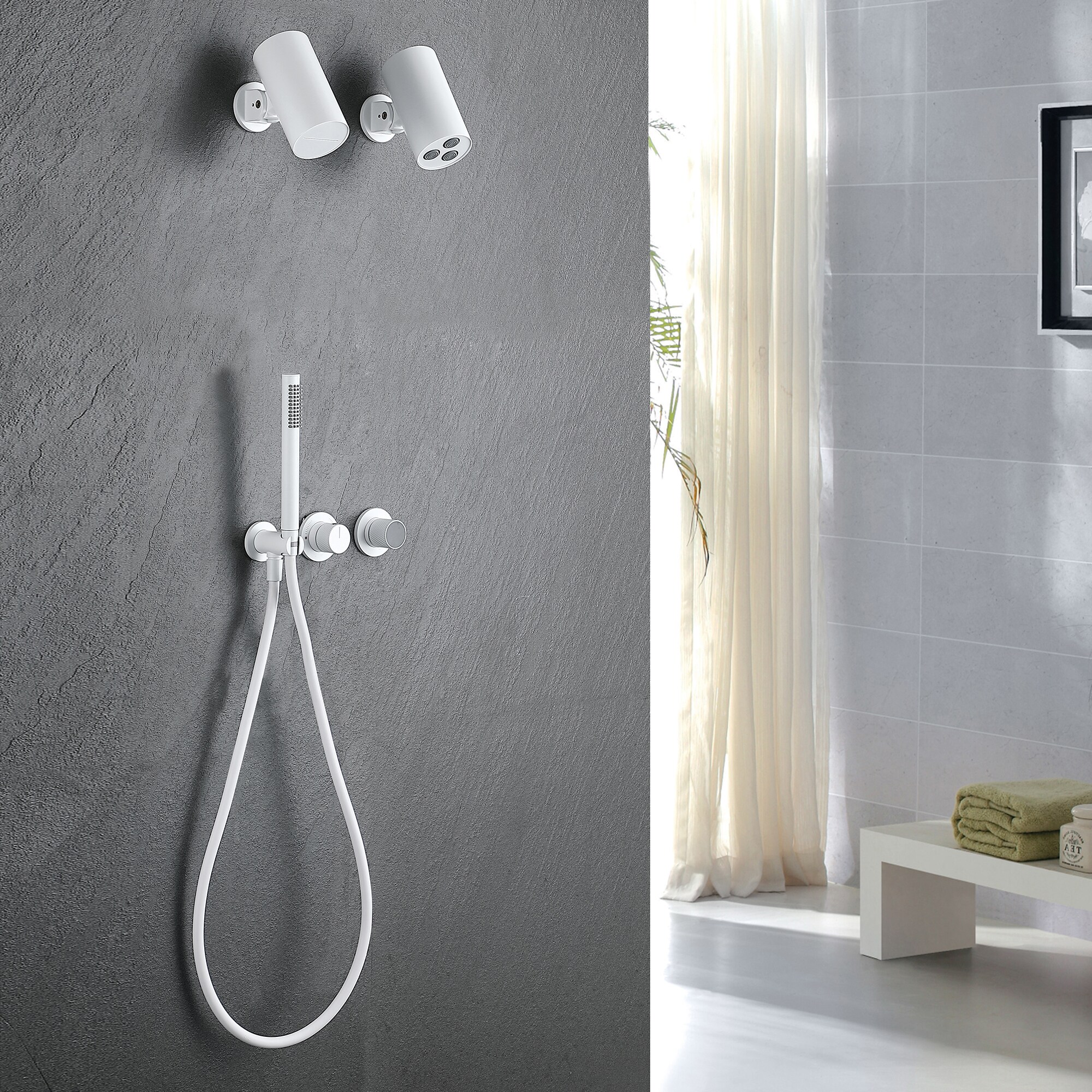 MODLAND MDL1SS27MW5 Showerhead-Bar-Panels - View #2