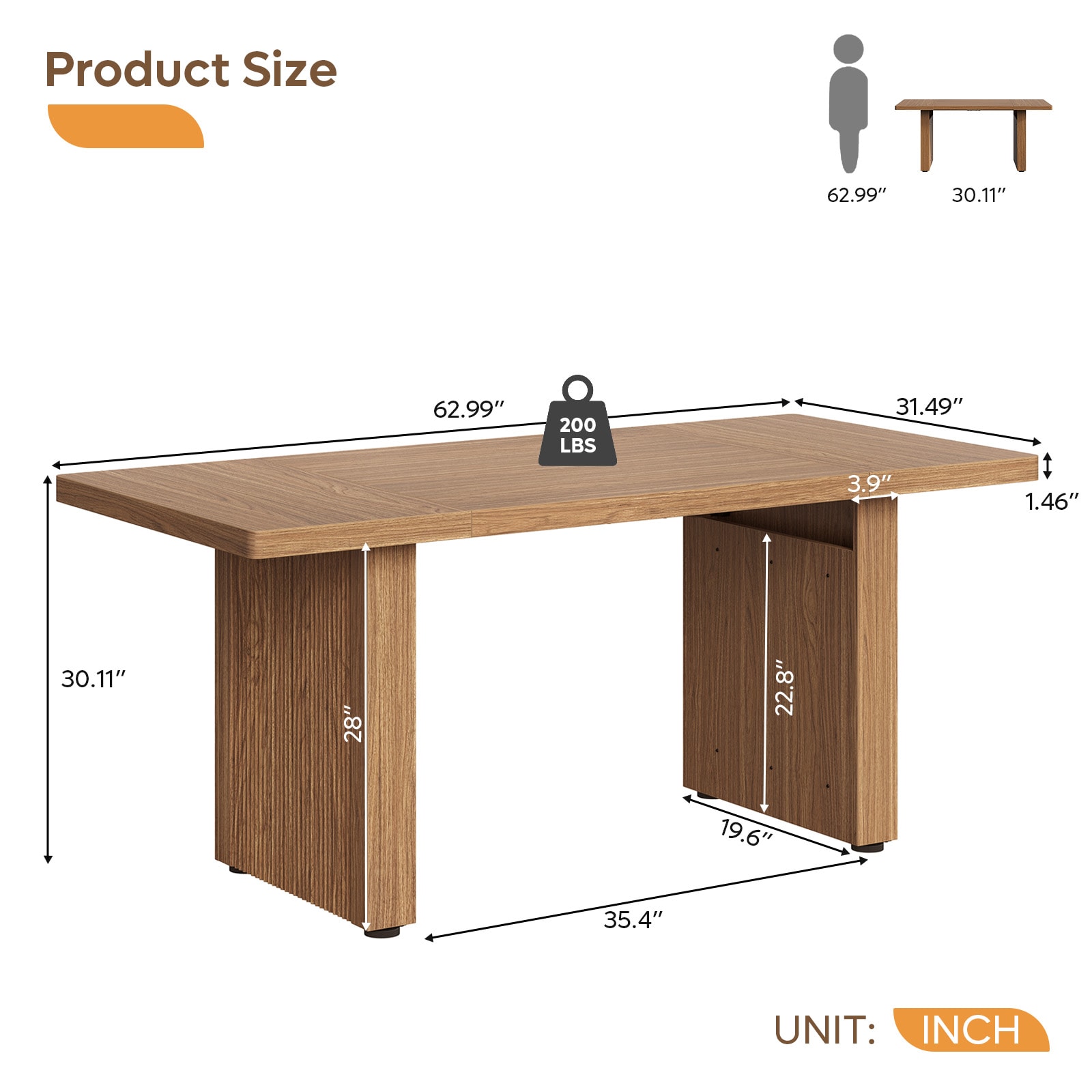Bestier LOW-H108516A-BWOK desks - View #4