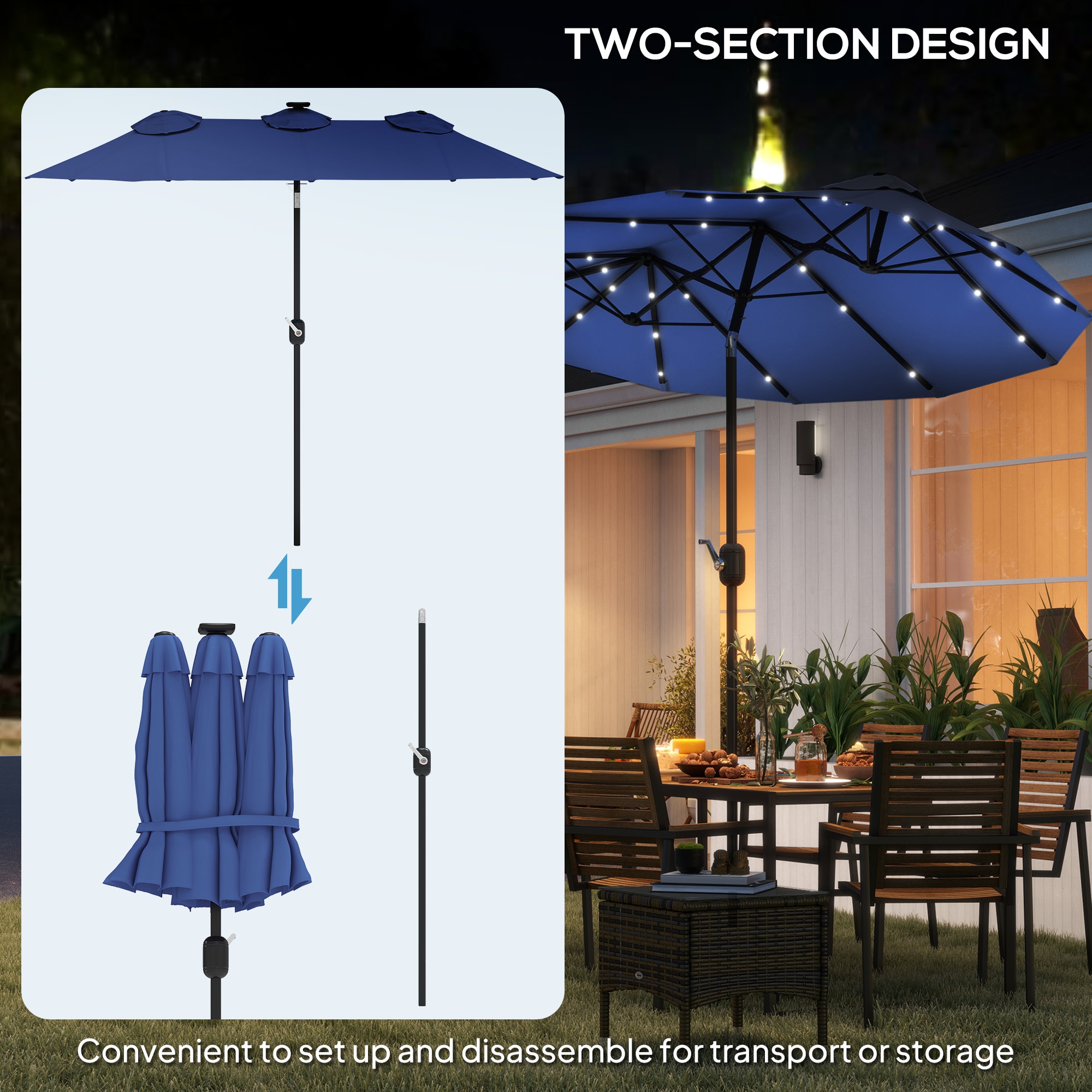 Outsunny 84D-217V80NU Umbrellas-2 - View #4