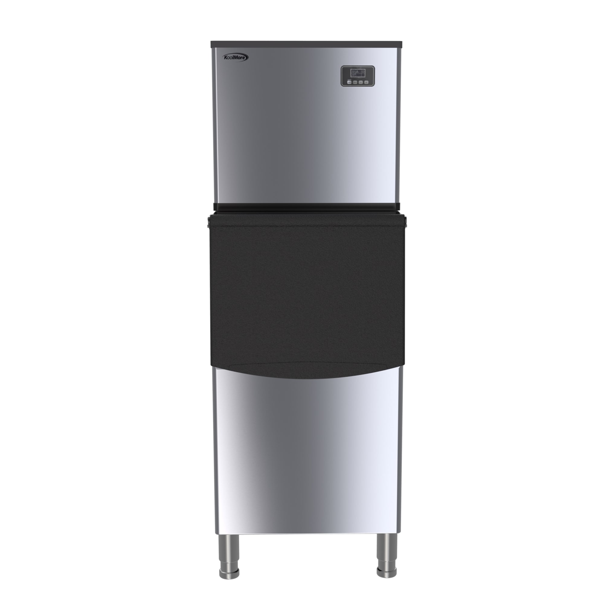 KoolMore CIM-315 315-lbs. Ice Per day Freestanding Cubed Ice Maker ( Black stainless steel )