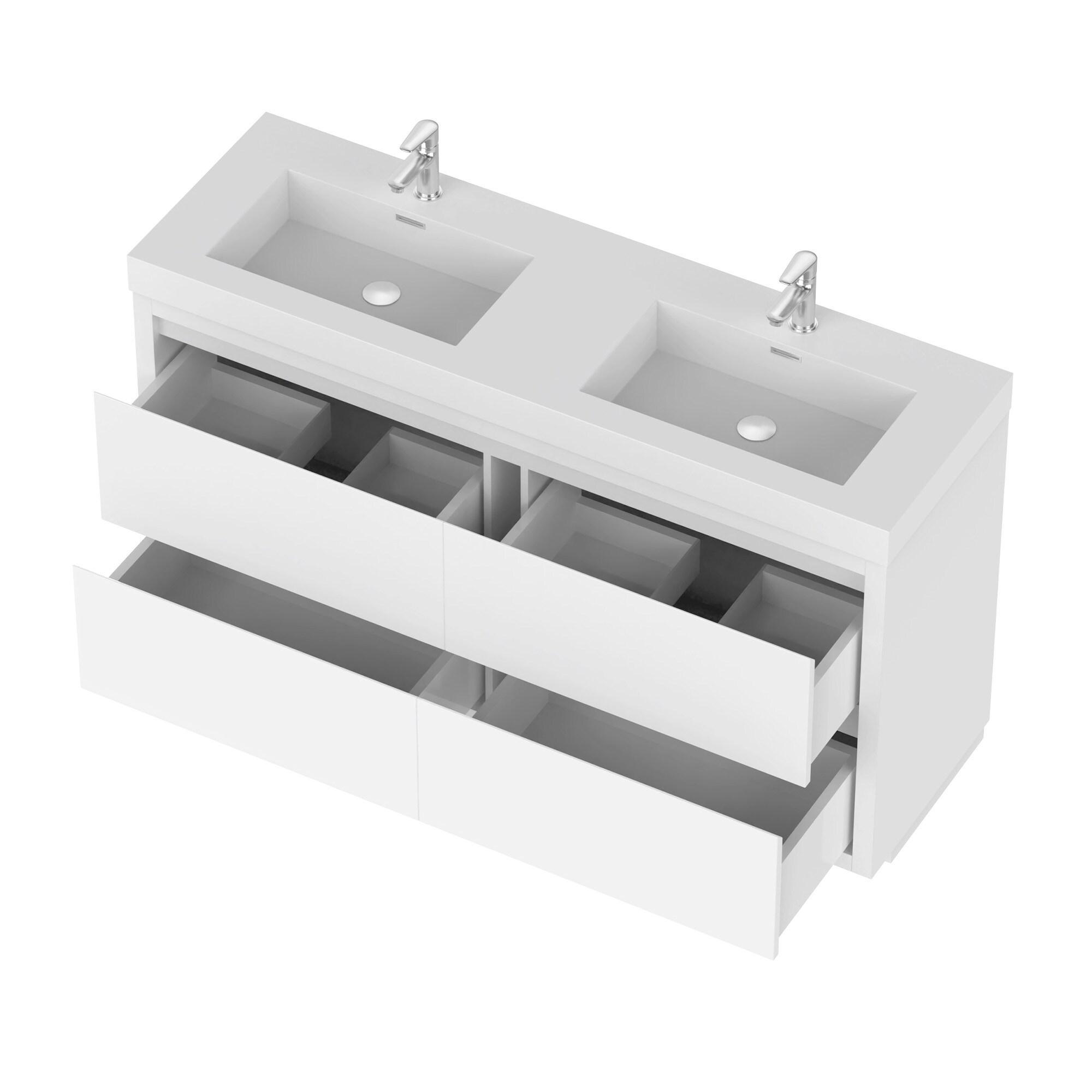 Vanity Art VA6060DWF Bath-Vanity-Combo - View #6