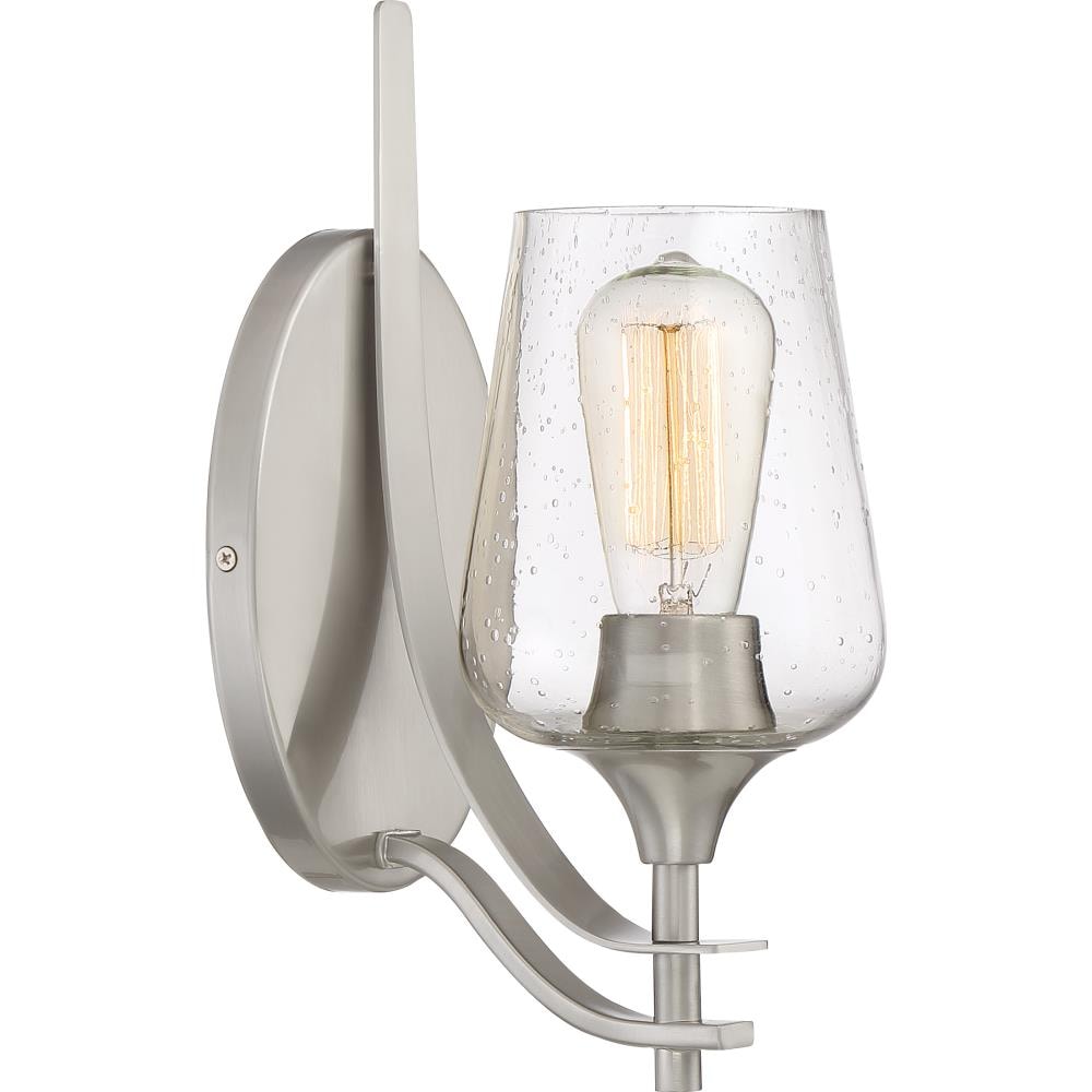 Quoizel TWE8701BN Towne 5-in W 1-Light Brushed Nickel Transitional Wall Sconce