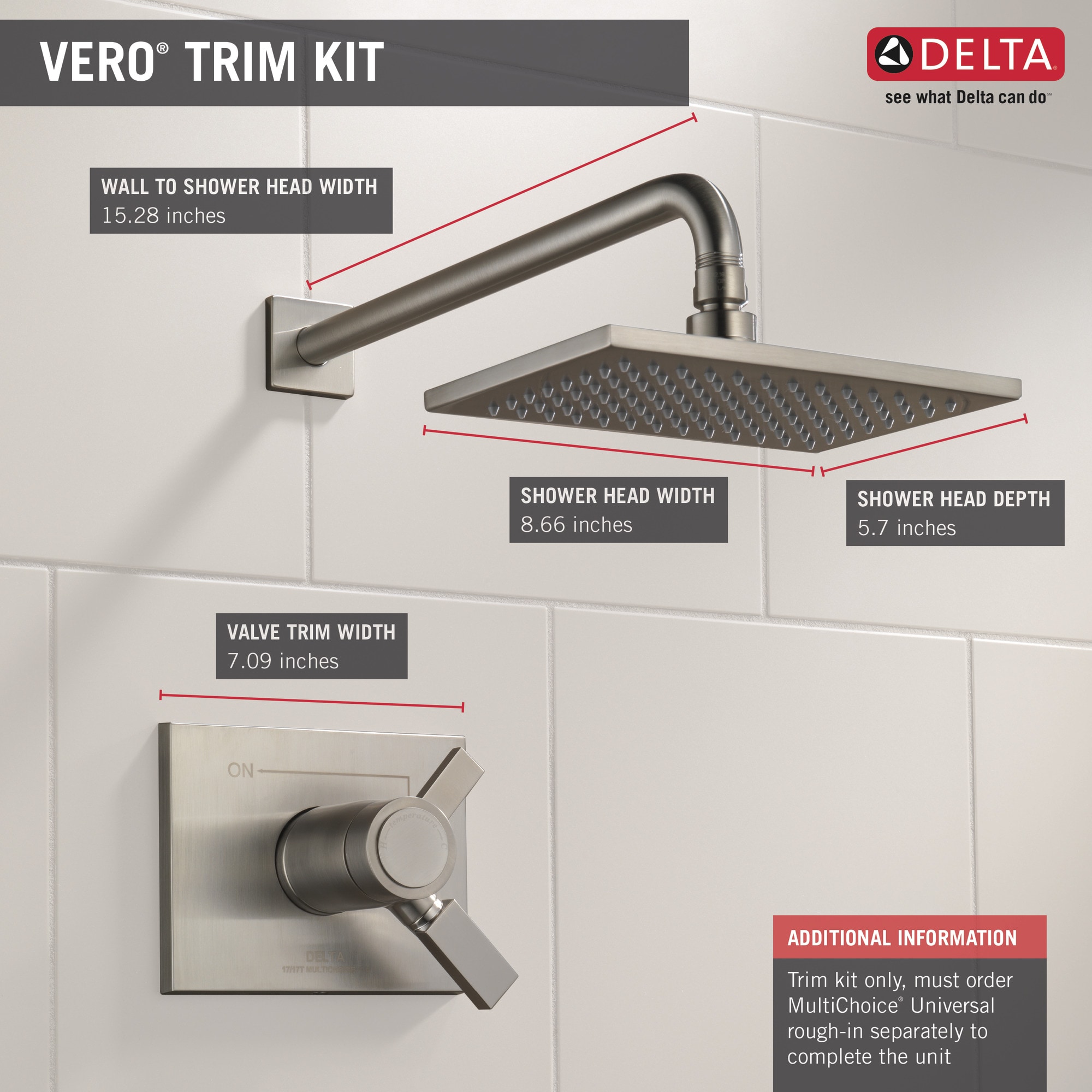 Delta T17T253-SS Tub-Shower-Faucets - View #17