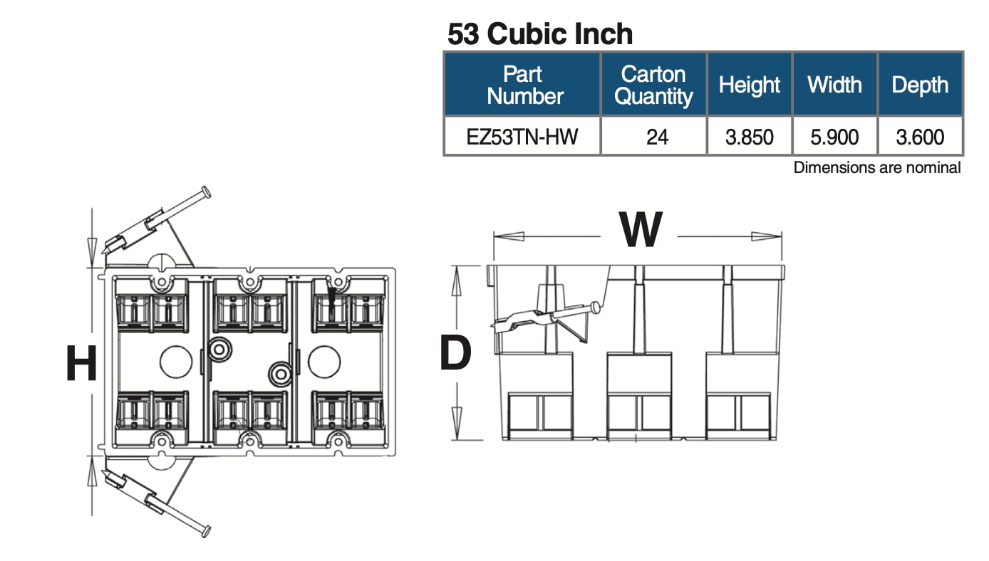 CANTEX LEZ53TN-HW Electrical-Box - View #15