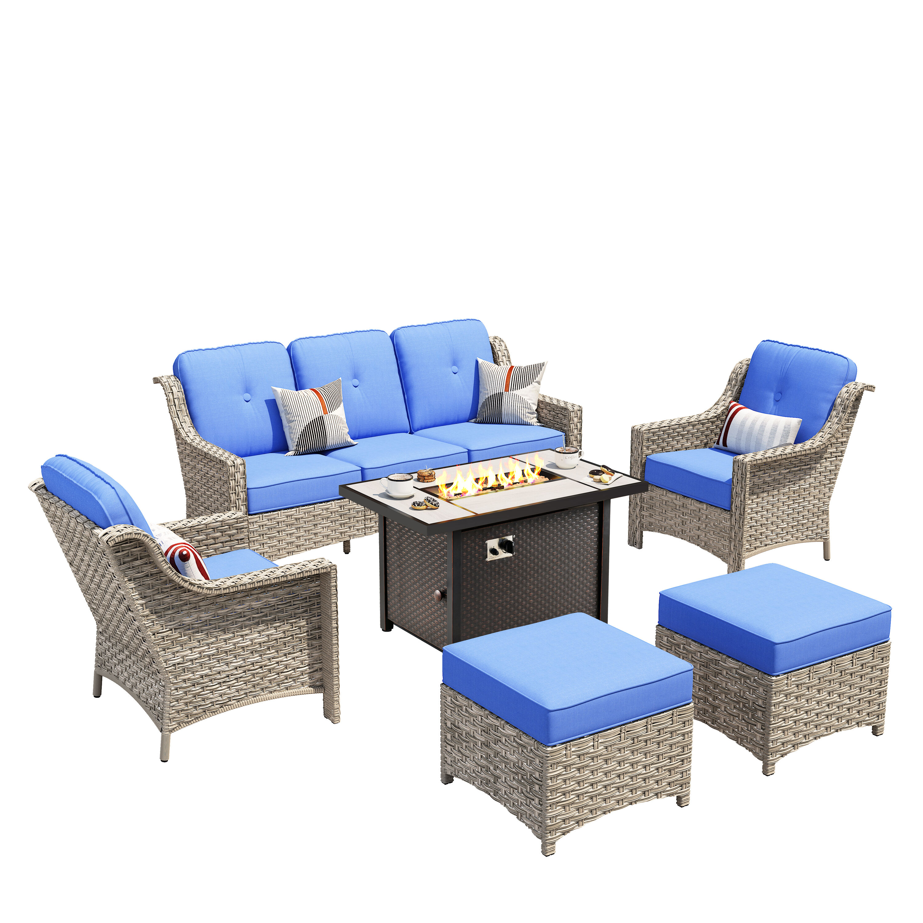 weaxty HMBCFP03-BPAD706 Patio-Conversation-Sets - View #8