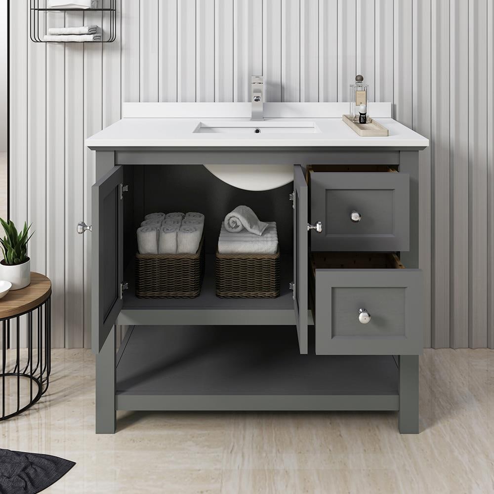 Fresca FCB2340VG-CWH-U Bath-Vanity-Combo - View #4