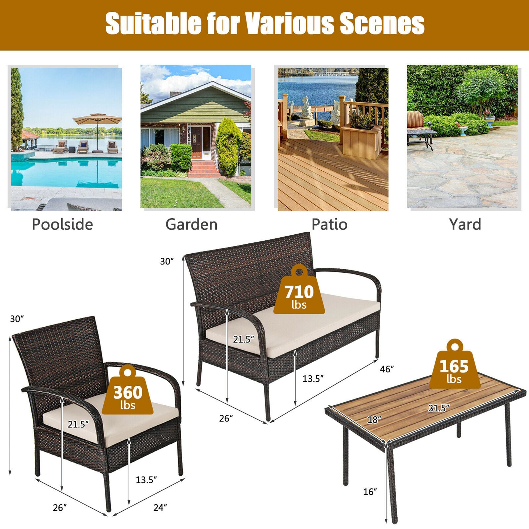 CASAINC GL-545.0161.002.001 Patio-Conversation-Sets - View #7