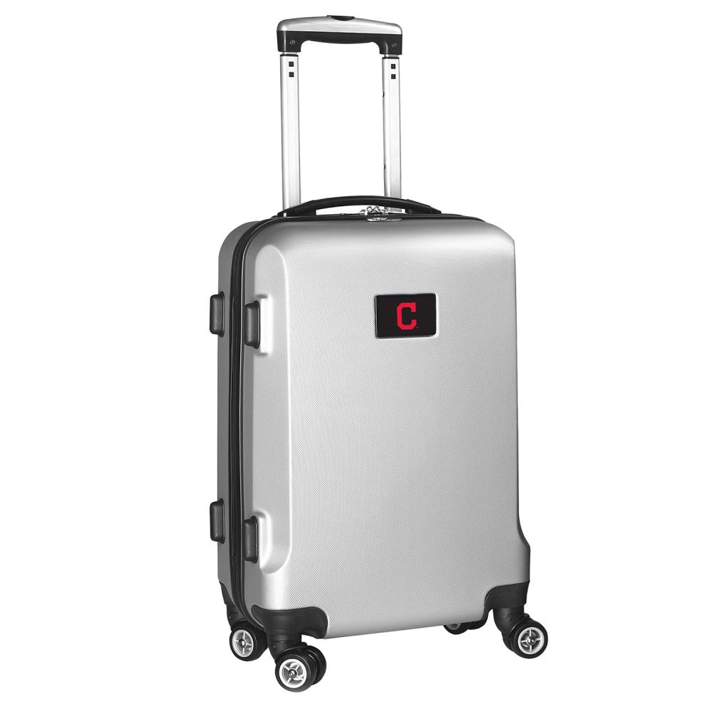 Mojo Licensing MLCLL204_SILVER MLB Cleveland Guardians 24 X 15 X 9 Silver Polycarbonate Hardshell Carry-on Bag (1-Bag)