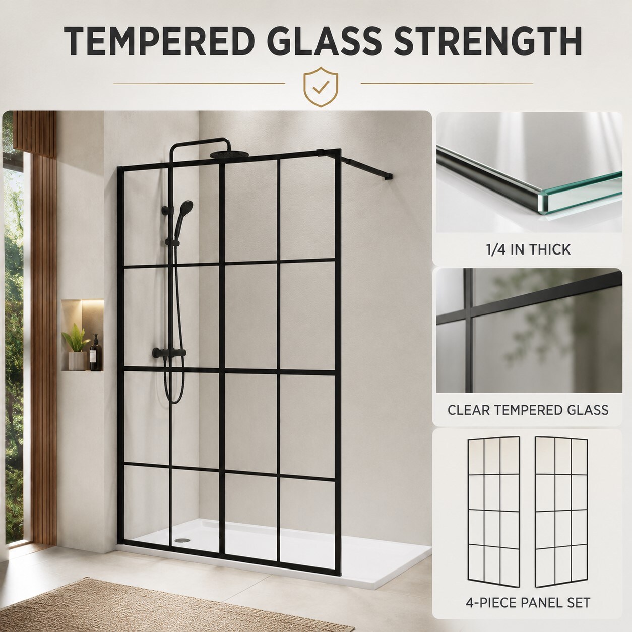 Anysun AS-HSD11G11044-K0 Shower-Doors - View #4