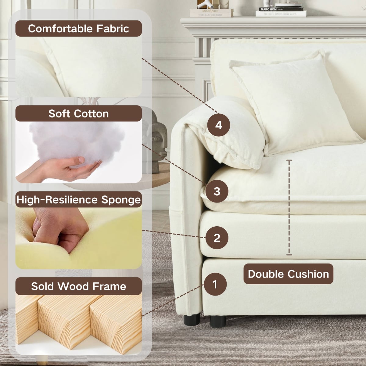 Streamdale Furniture W3163S00056 Sofas-Loveseats - View #4