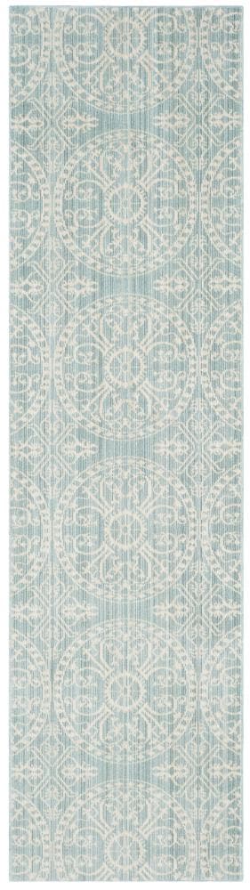 Alpine Cream Easy-Care Reversible Synthetic Rug 27" x 12"