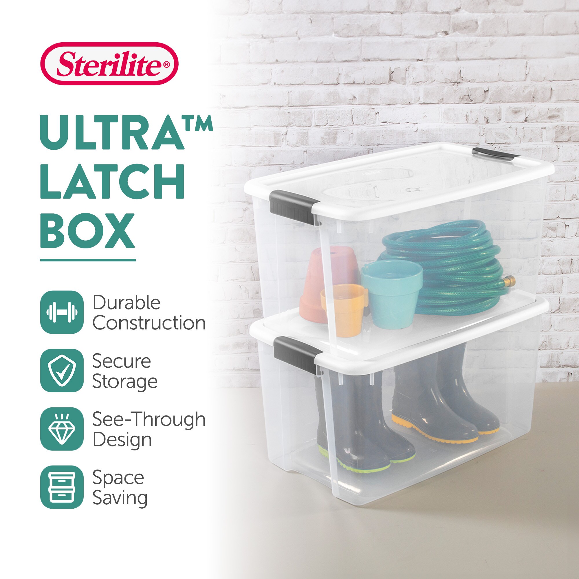 Sterilite 112416 Plastic-Storage-Totes - View #5