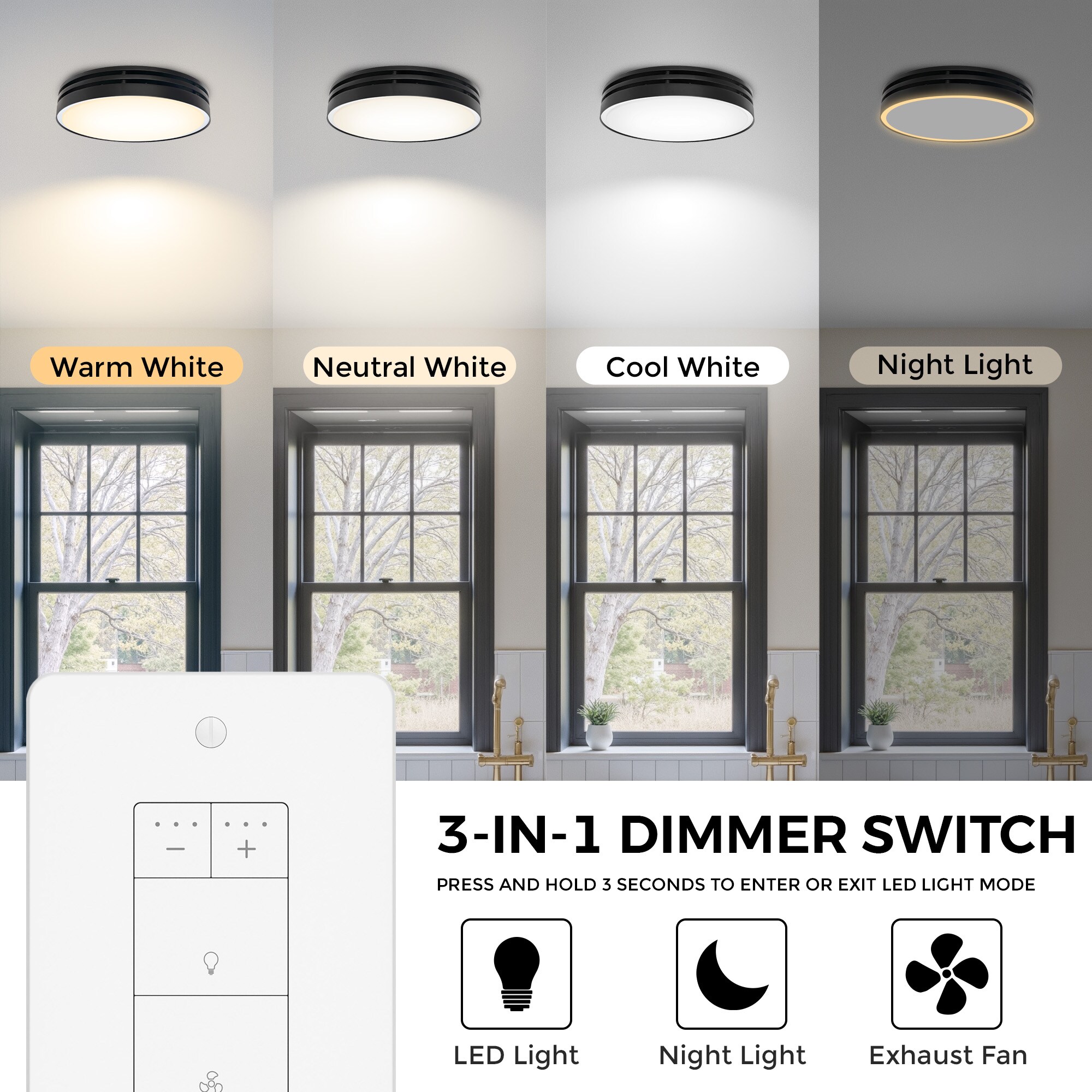 Akicon AK-SW-FLDNS Bath-Fans - View #2