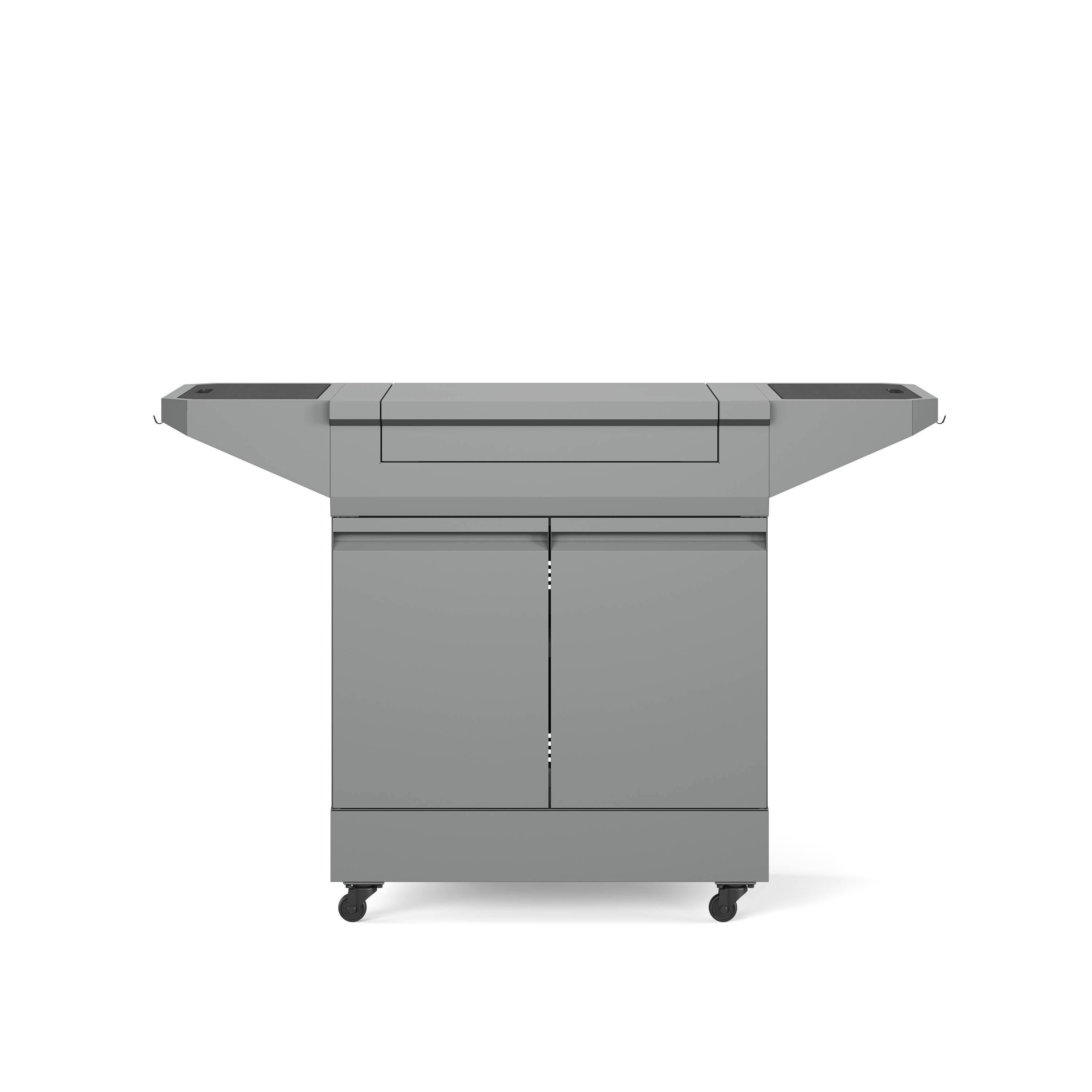 TYTUS TDT-GHS-XLCT Emberwood Gunmetal Gray Steel Grill cart
