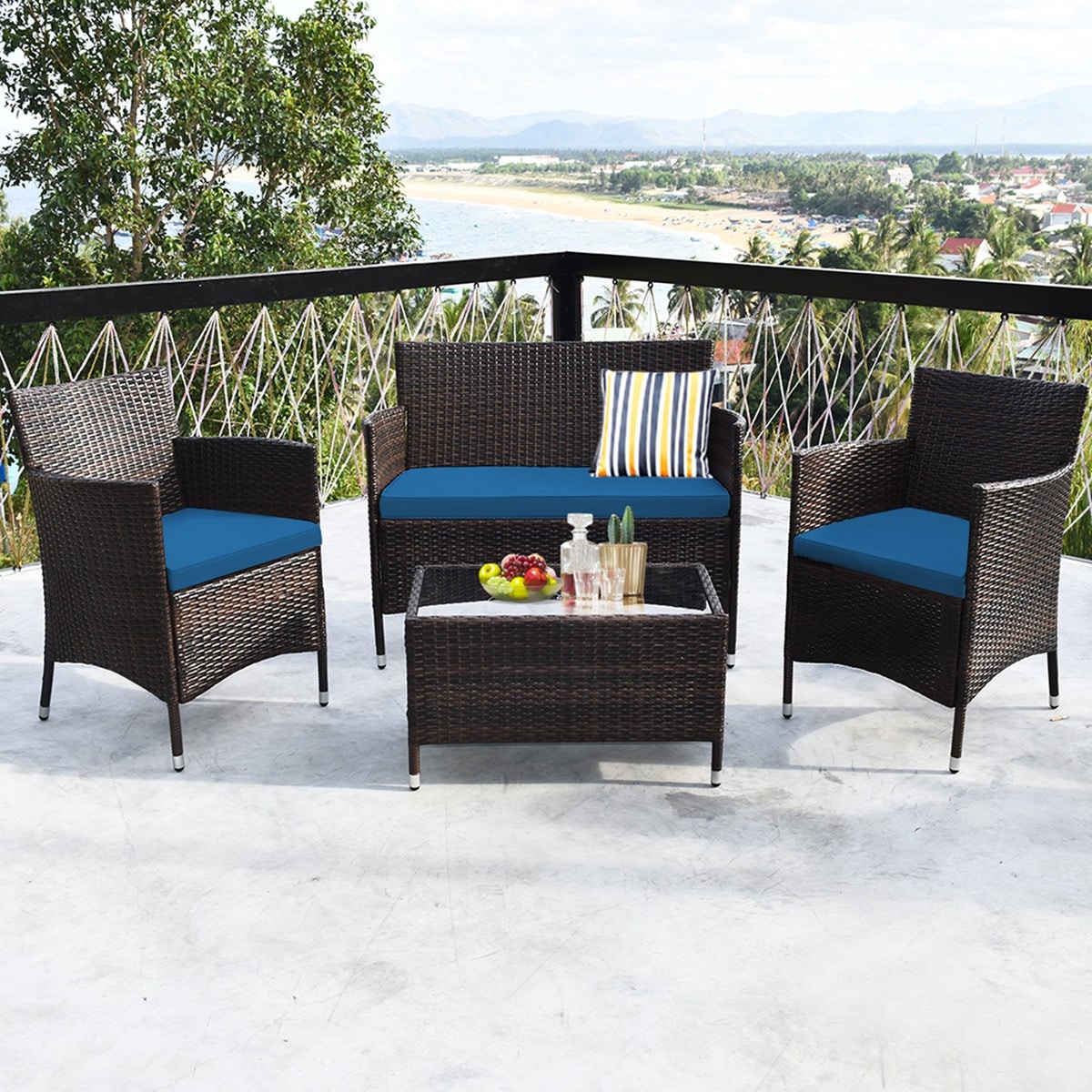 Costway HW67772PB Patio-Conversation-Sets - View #4