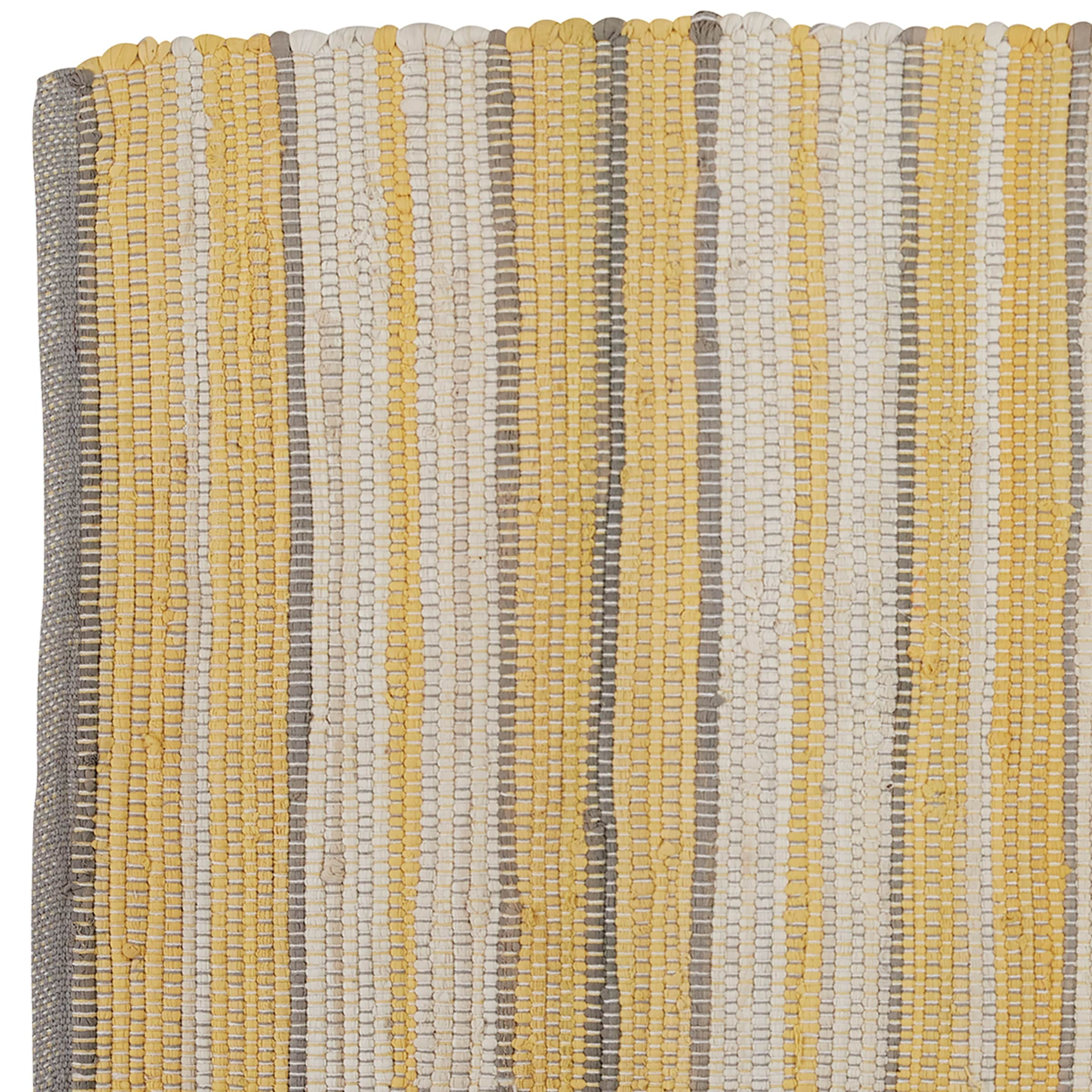 Park Designs Park Designs Meadowlark Yellow and Gray Chindi Rag Rug 2 ...