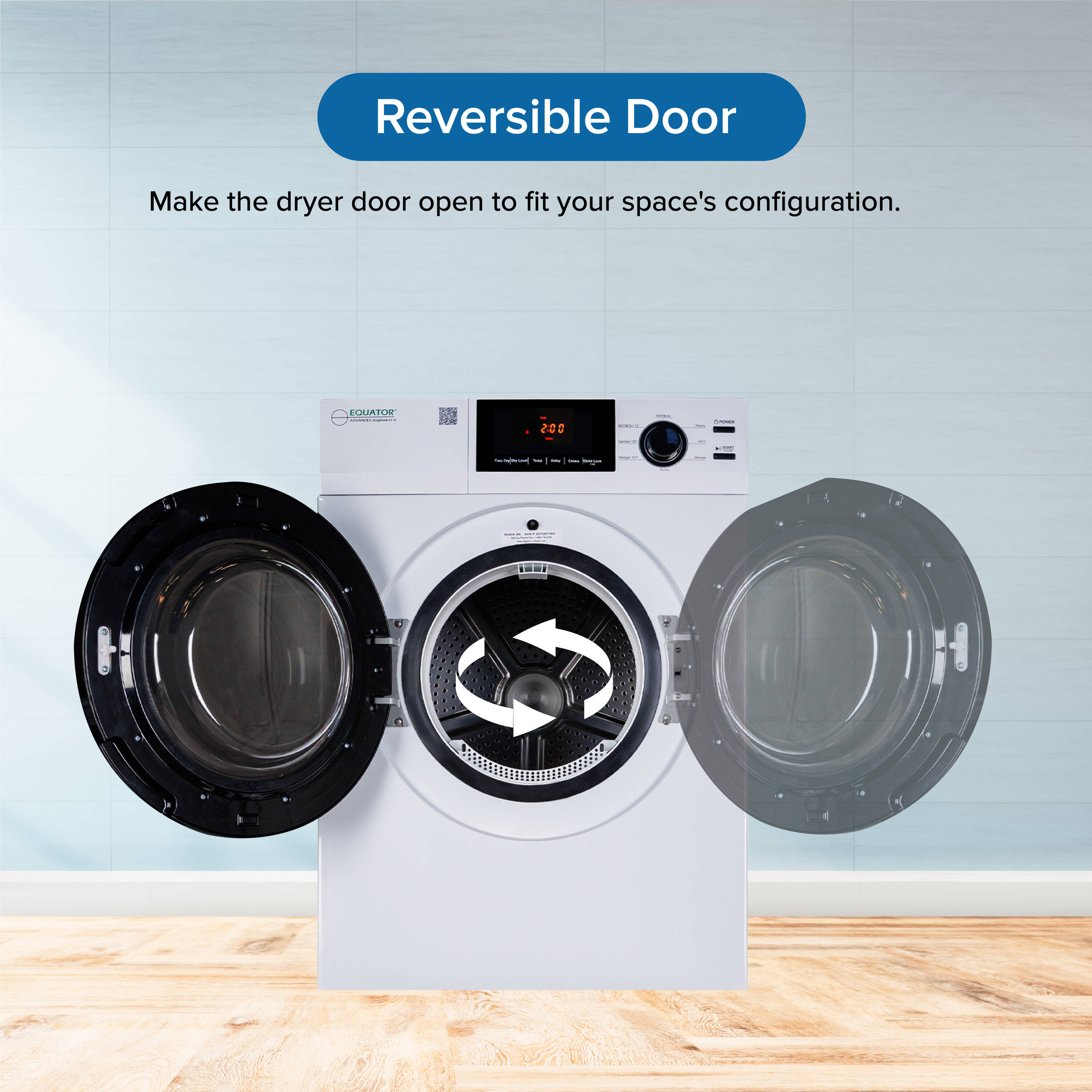 Equator Advanced Appliances EW 835 + ED 880 Combo-Washer-And-Dryer - View #15