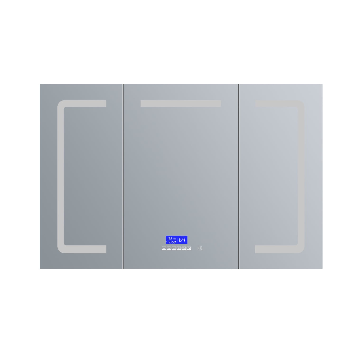 Lesina 60" x 36" Mirrored LED Medicine Cabinet with Defogger