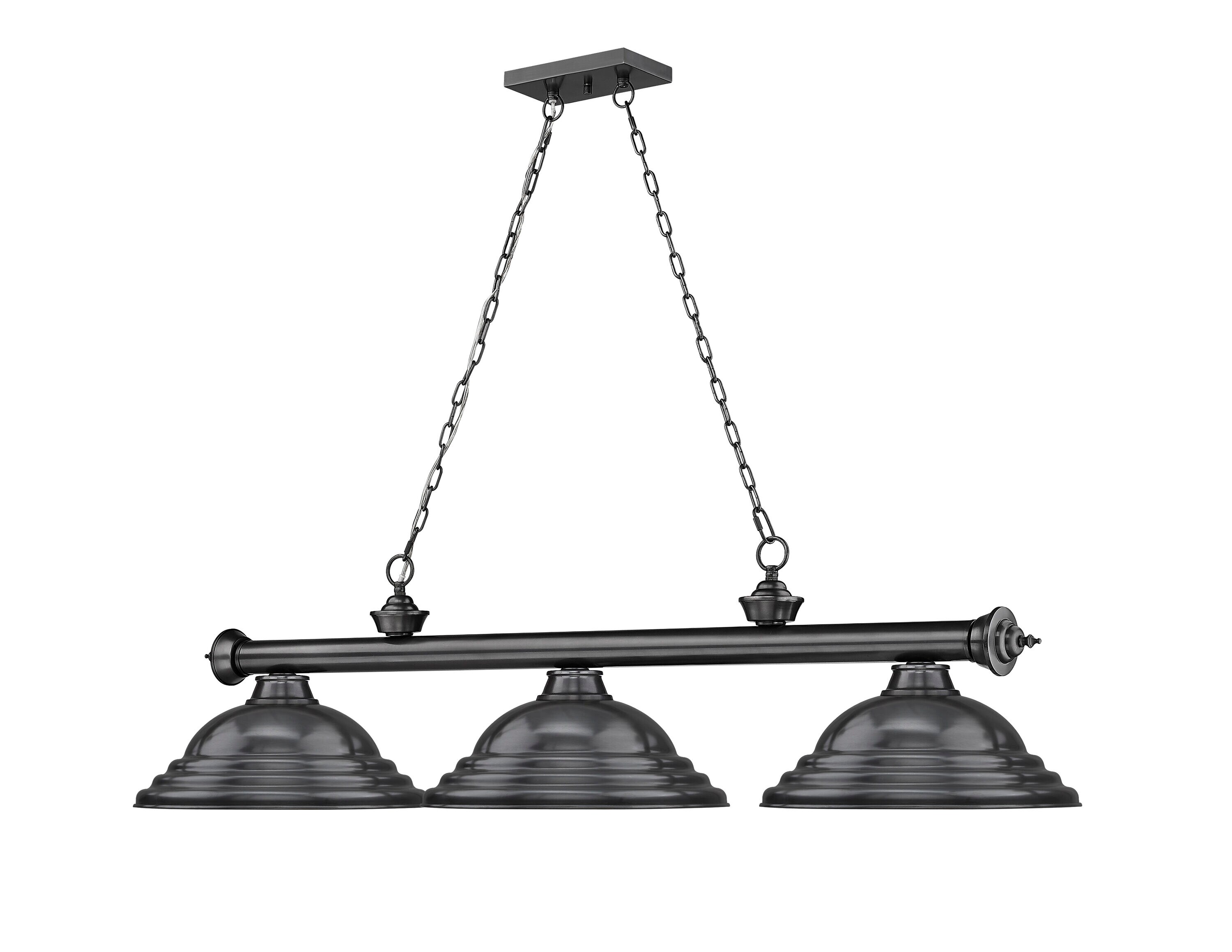 Z-Lite 2306-3BP-SBP Pool-Table-Lighting - View #3