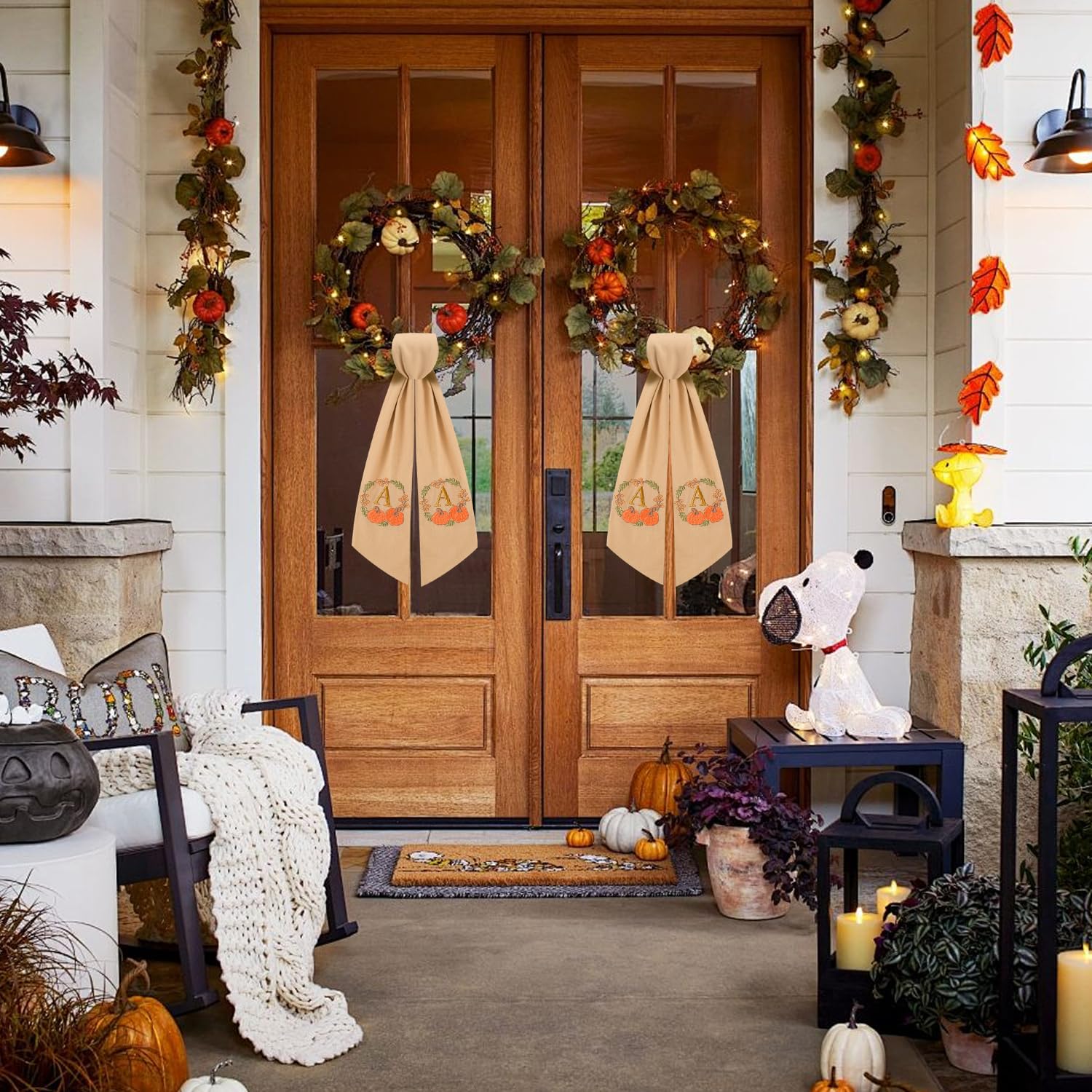 AKSCYZM LAK0819K1926 Artificial-Thanksgiving-Wreaths - View #4