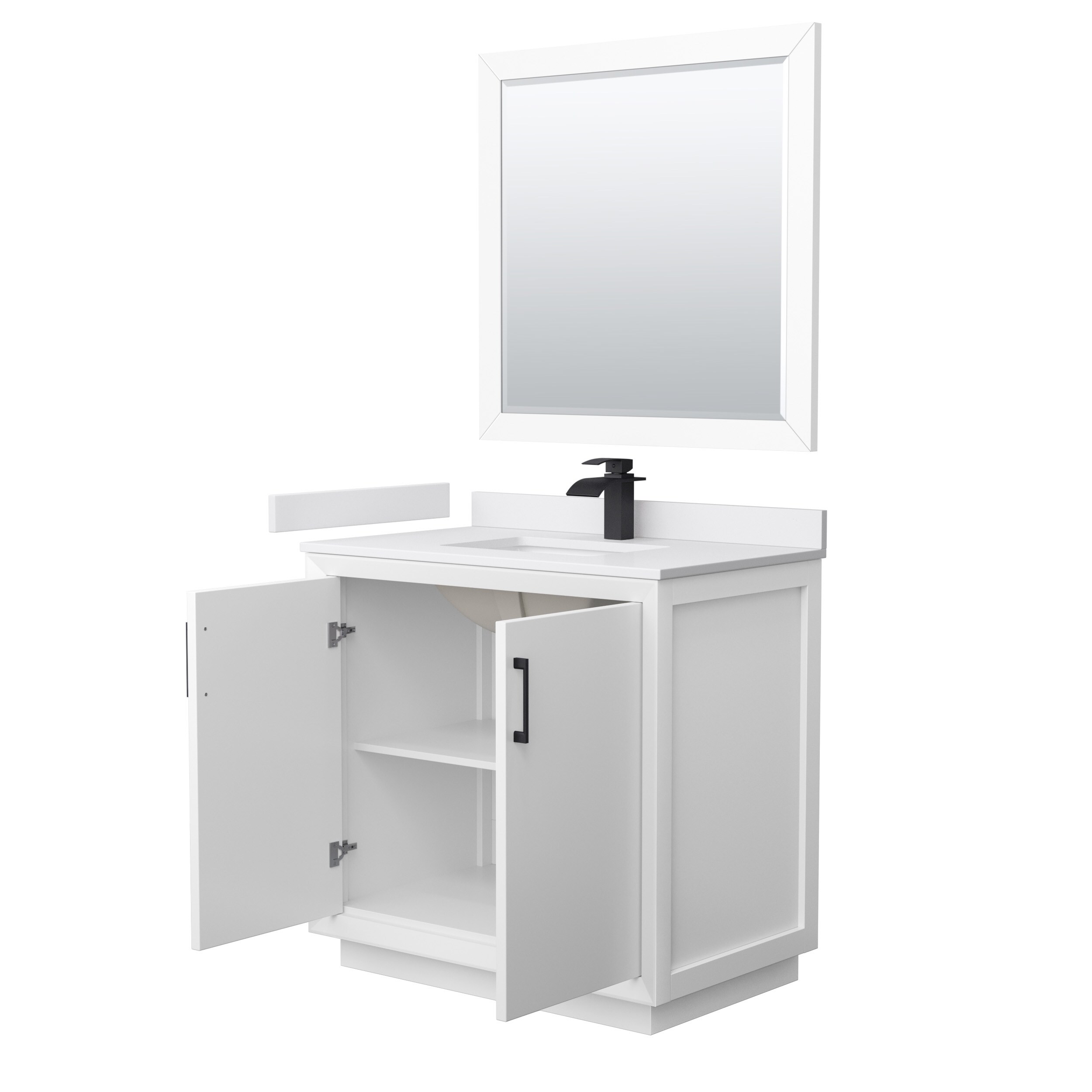 Wyndham Collection WCF414136SWBWCUNSM34 Bath-Vanity-Combo - View #2