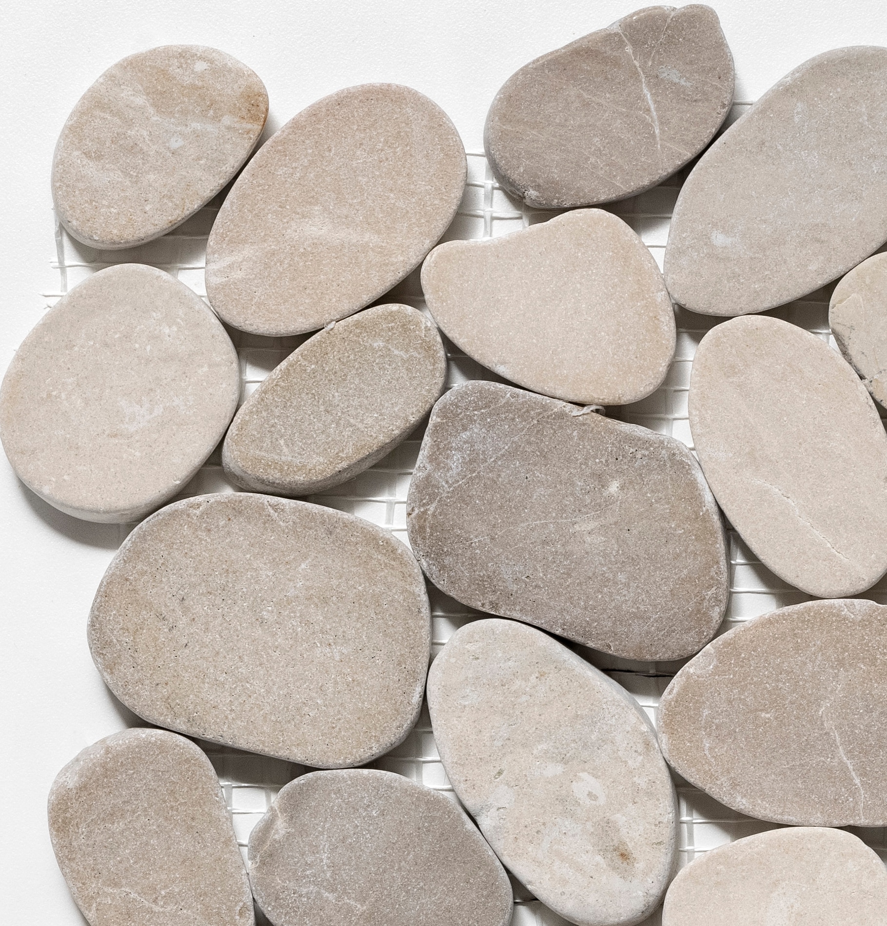 CRUZ BAY STUDIO ULSC5X7XS3PTN Sample- Sliced Pebble Tan 4-in x 6-in Honed Floor and Wall Tile
