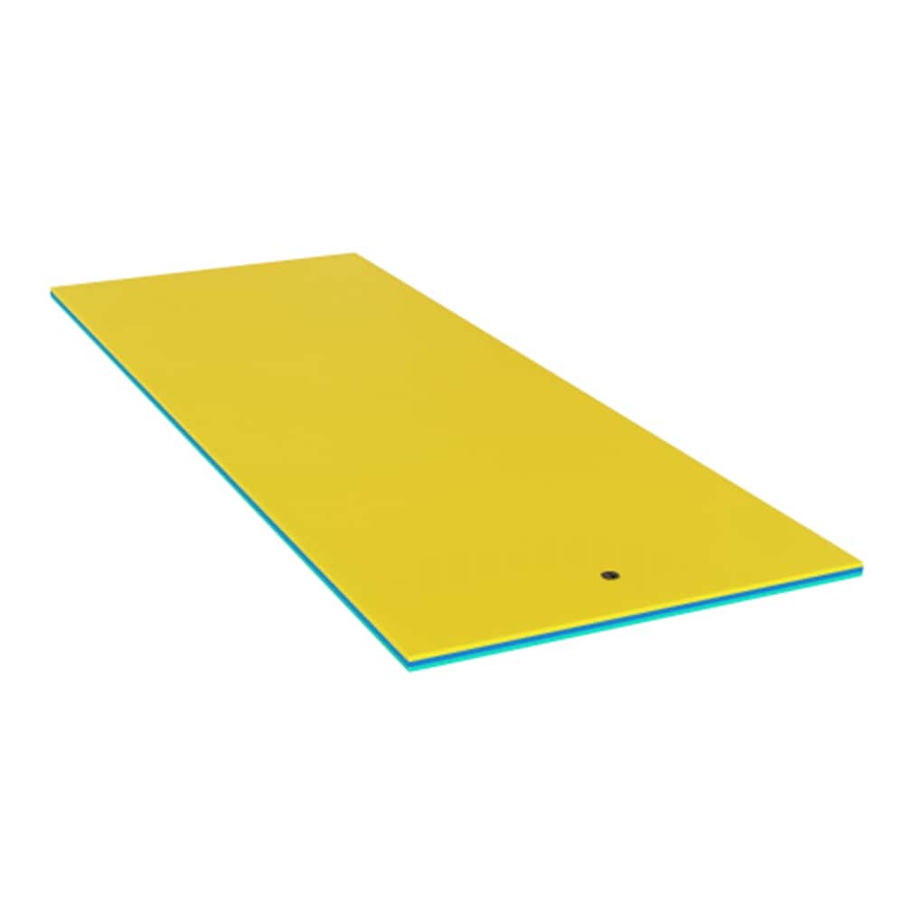 Runesay QCFLOPAD-02 Floating Pad Water 71.6-Inches W x 108-Inches L Yellow Pool Table Cover