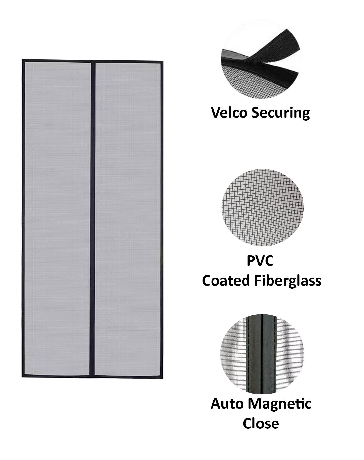 ScreenMend BugsOut Premium Instant Doorway Screen (39