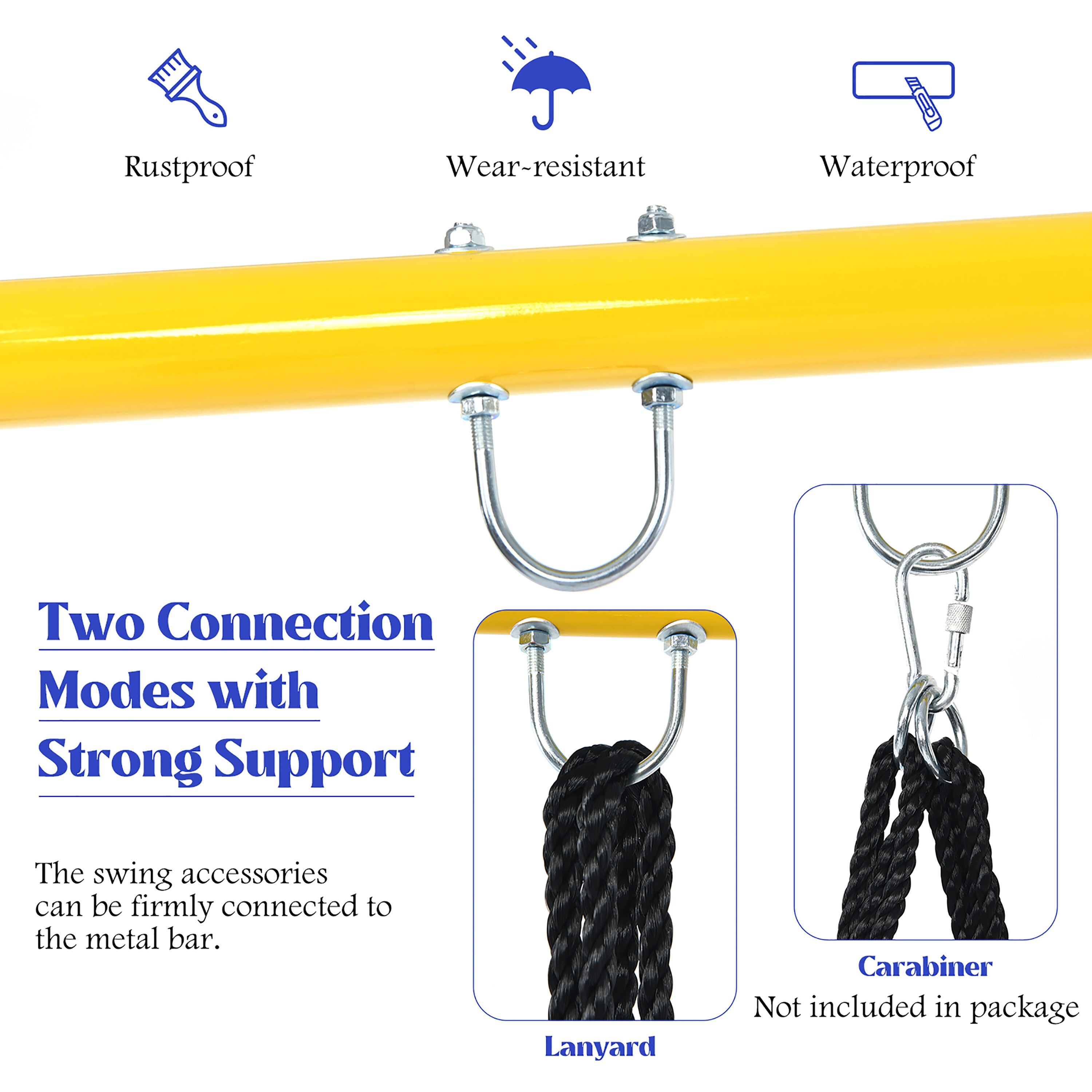 Costway NP10128 Playset-Swings - View #3