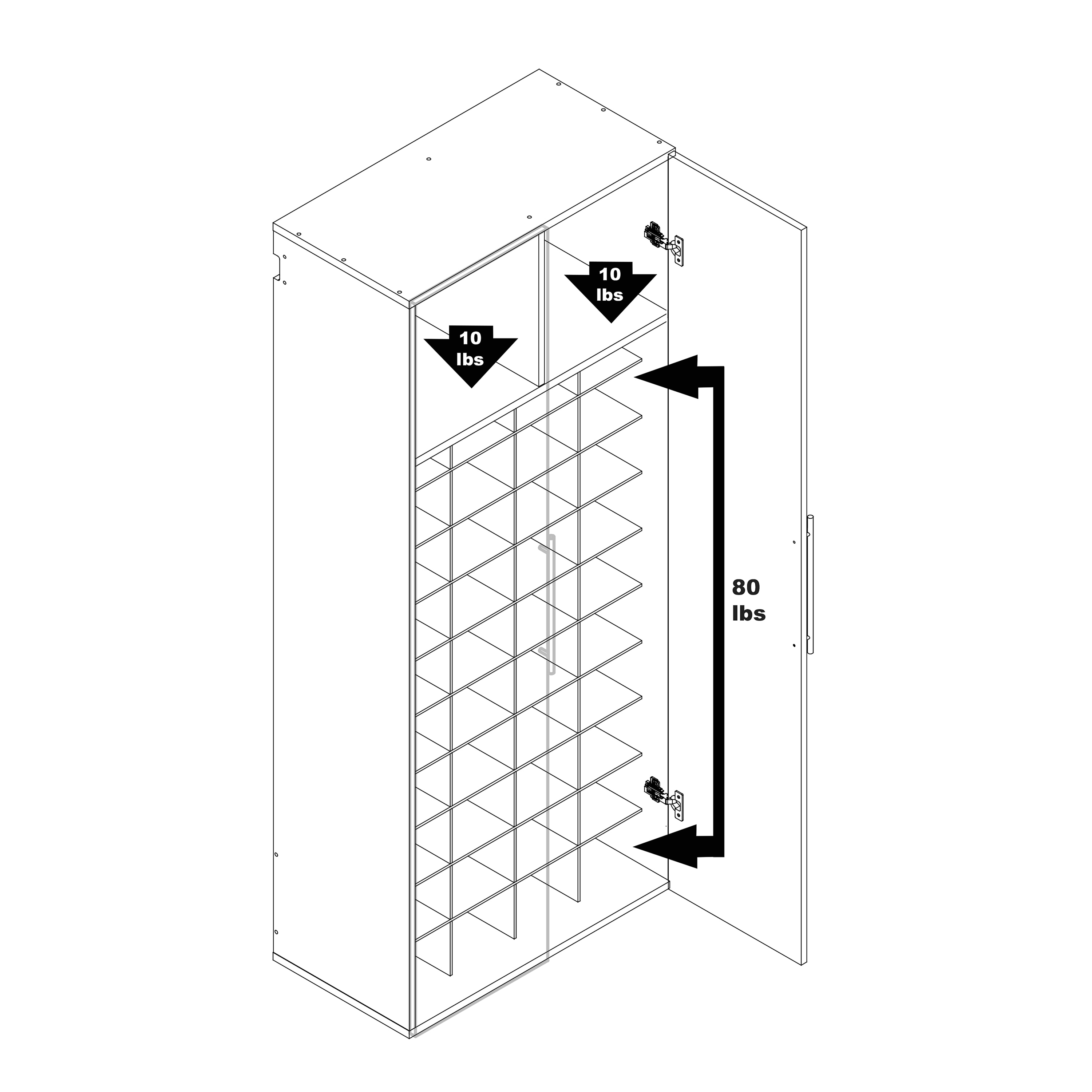 Prepac BSSW-0720-2K Utility-Storage-Cabinets - View #9