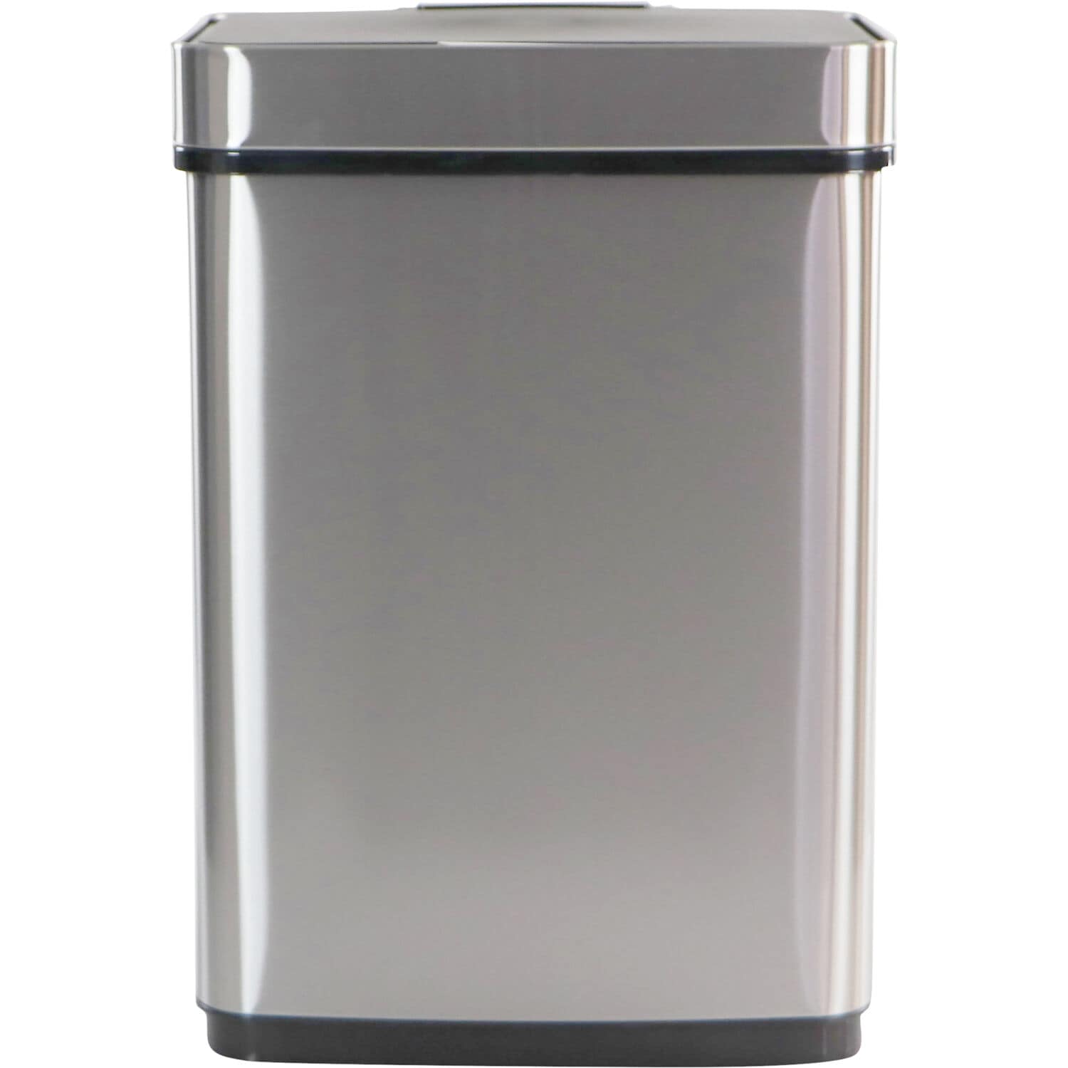 Halo 13-Gallons Stainless Steel Kitchen Trash Can with Lid Indoor