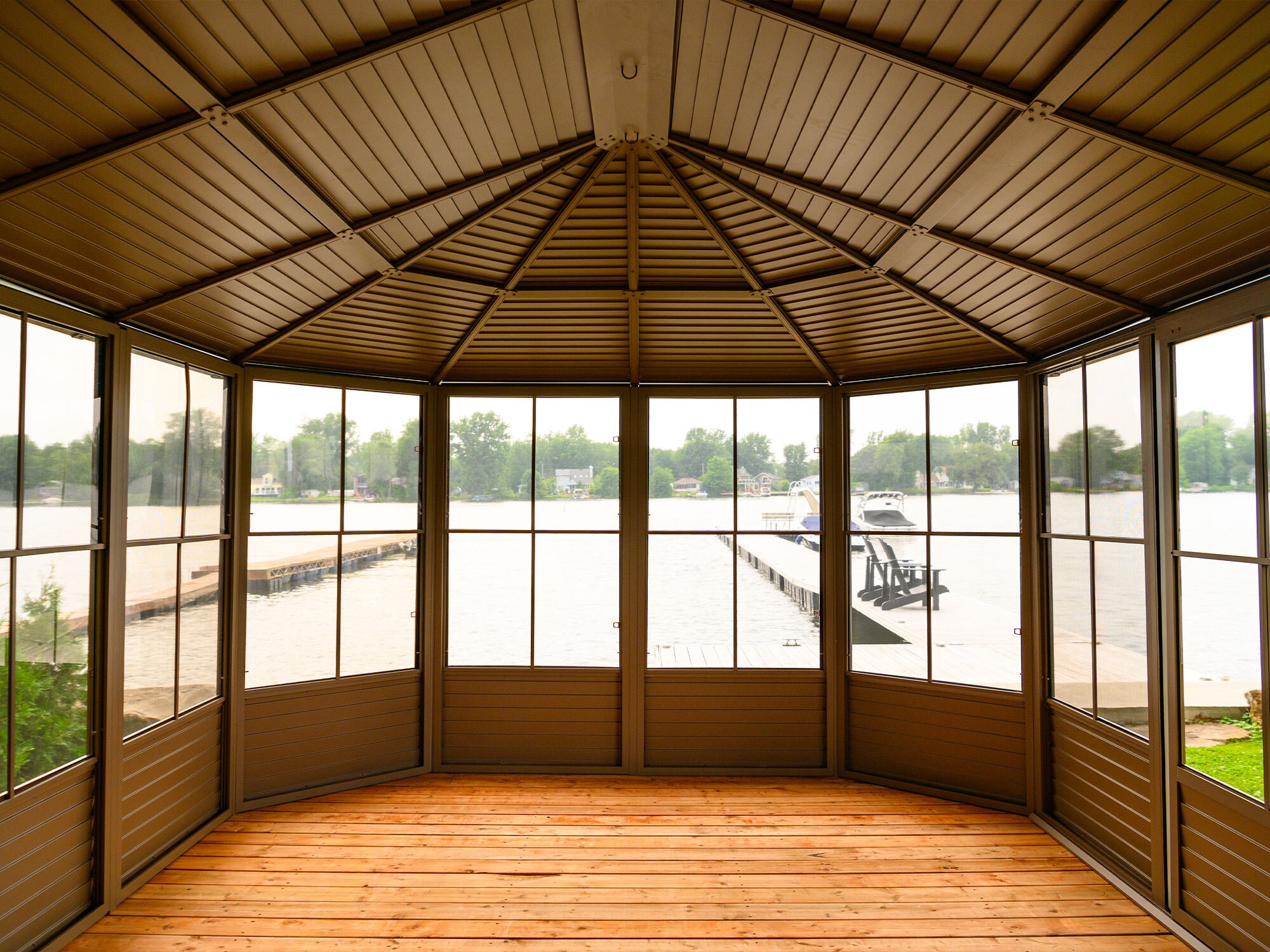 Gazebo Penguin 41218MR-12 Wood-Resin-Gazebos - View #5