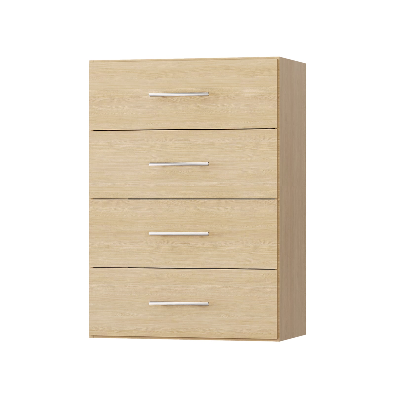 LOVMOR LO-A4D700560E-SY-ZJL 19.5 in Wood 4 Drawer Short Tower Closet Unit-Customizable Wall Mounted Modular Closet System for Bedroom or Walk-in Closet