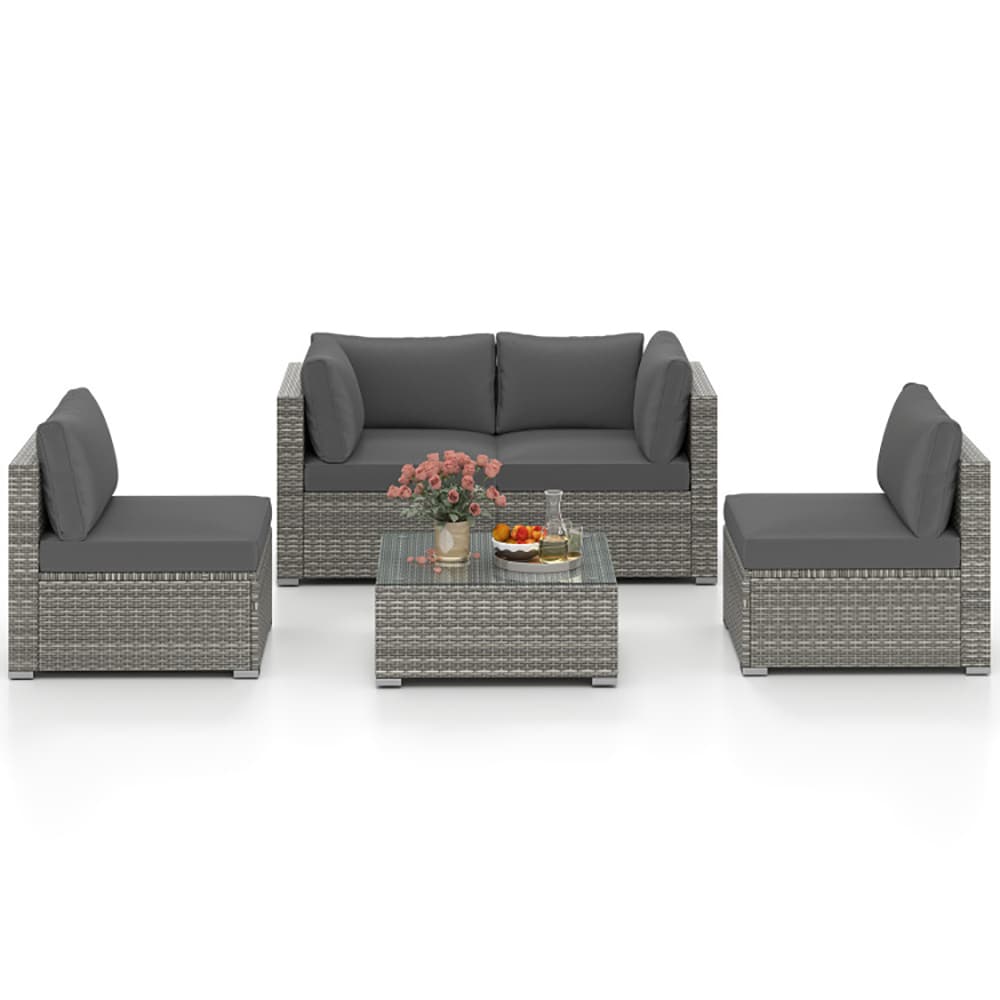 CASAINC CN-WFQ09-BR-BL Patio-Conversation-Sets - View #11