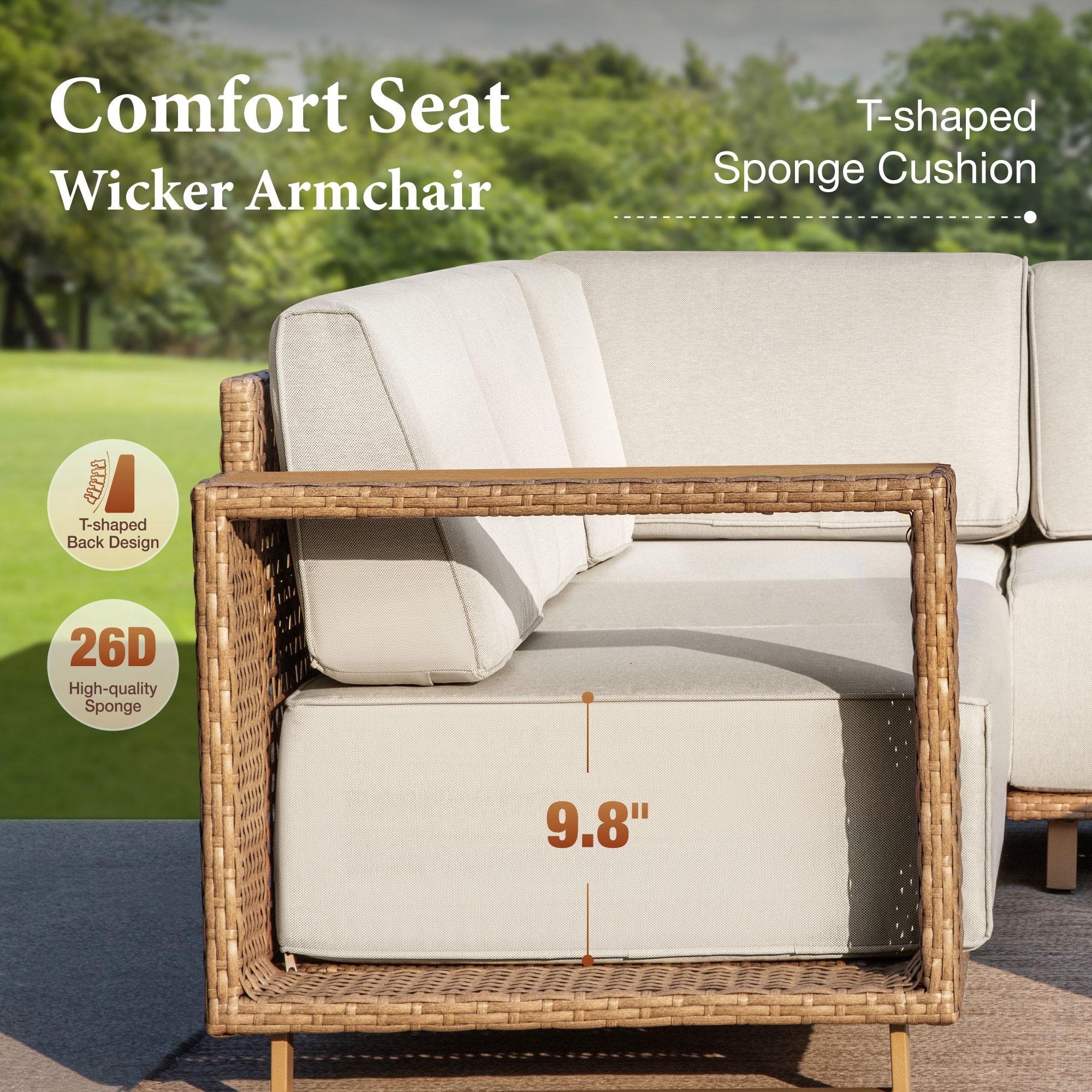 Sunshine Valley CP003-07-5 Patio-Conversation-Sets - View #4