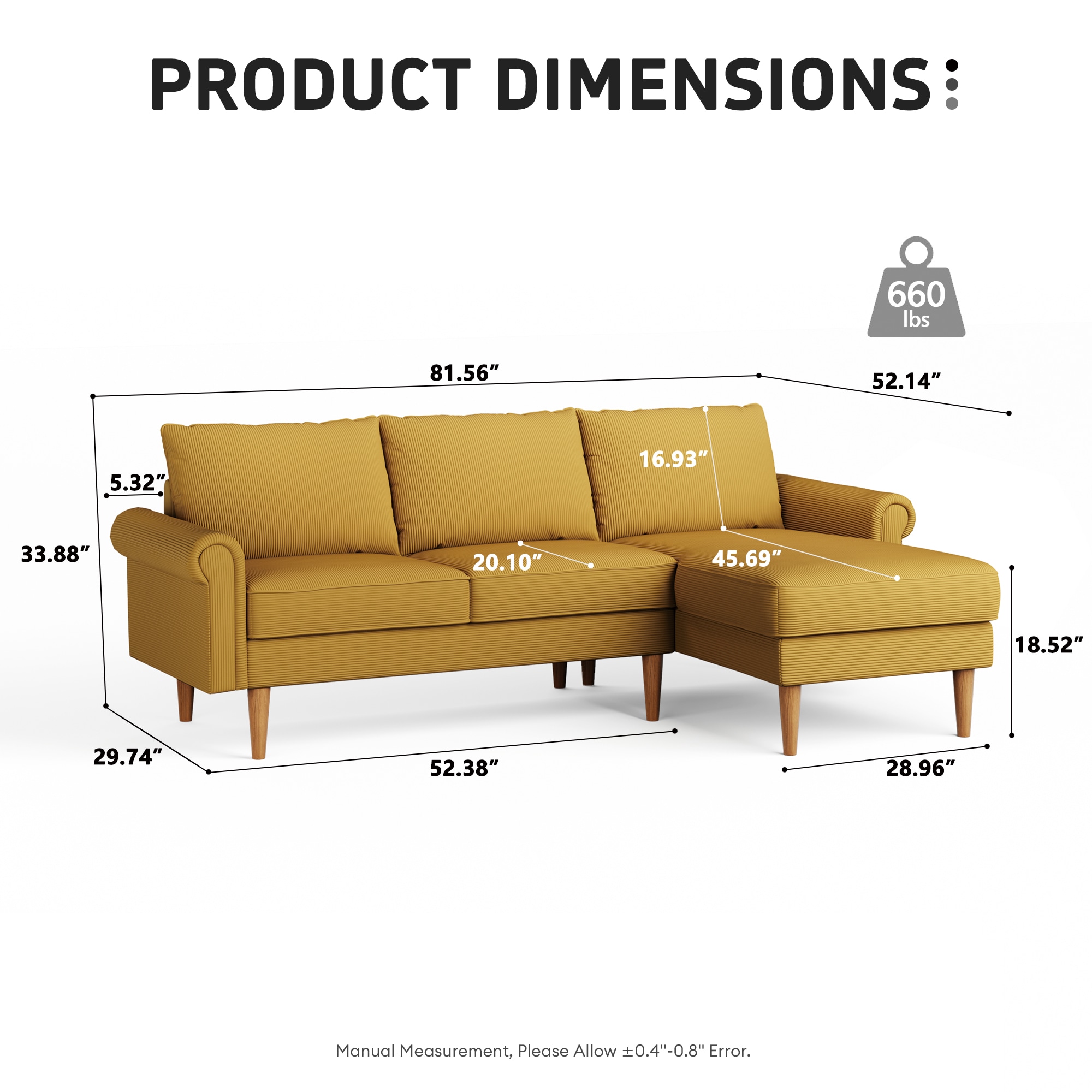 Pouuin SRGST60 Sofas-Loveseats - View #2