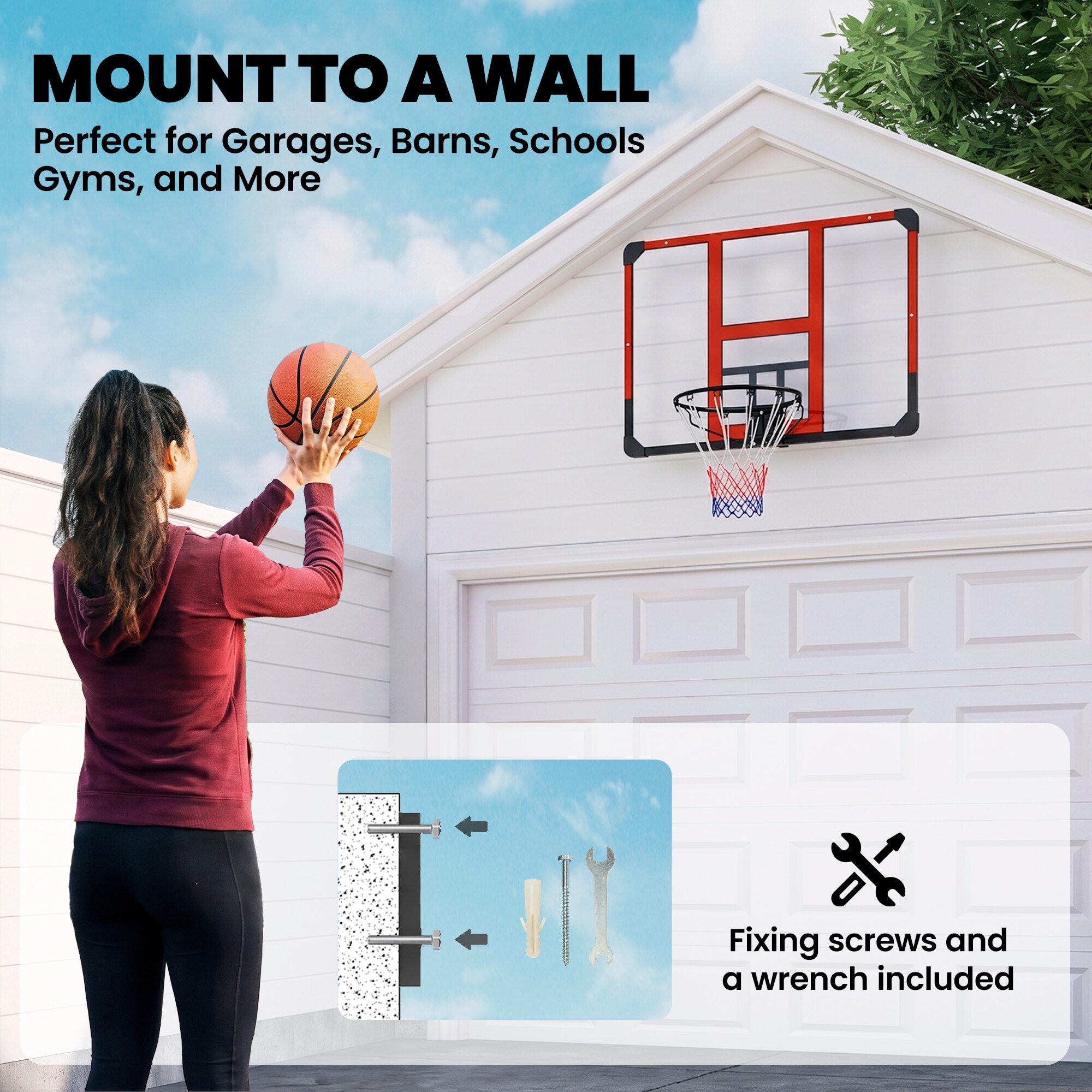 Soozier A61-040V00RD Basketball-System - View #9