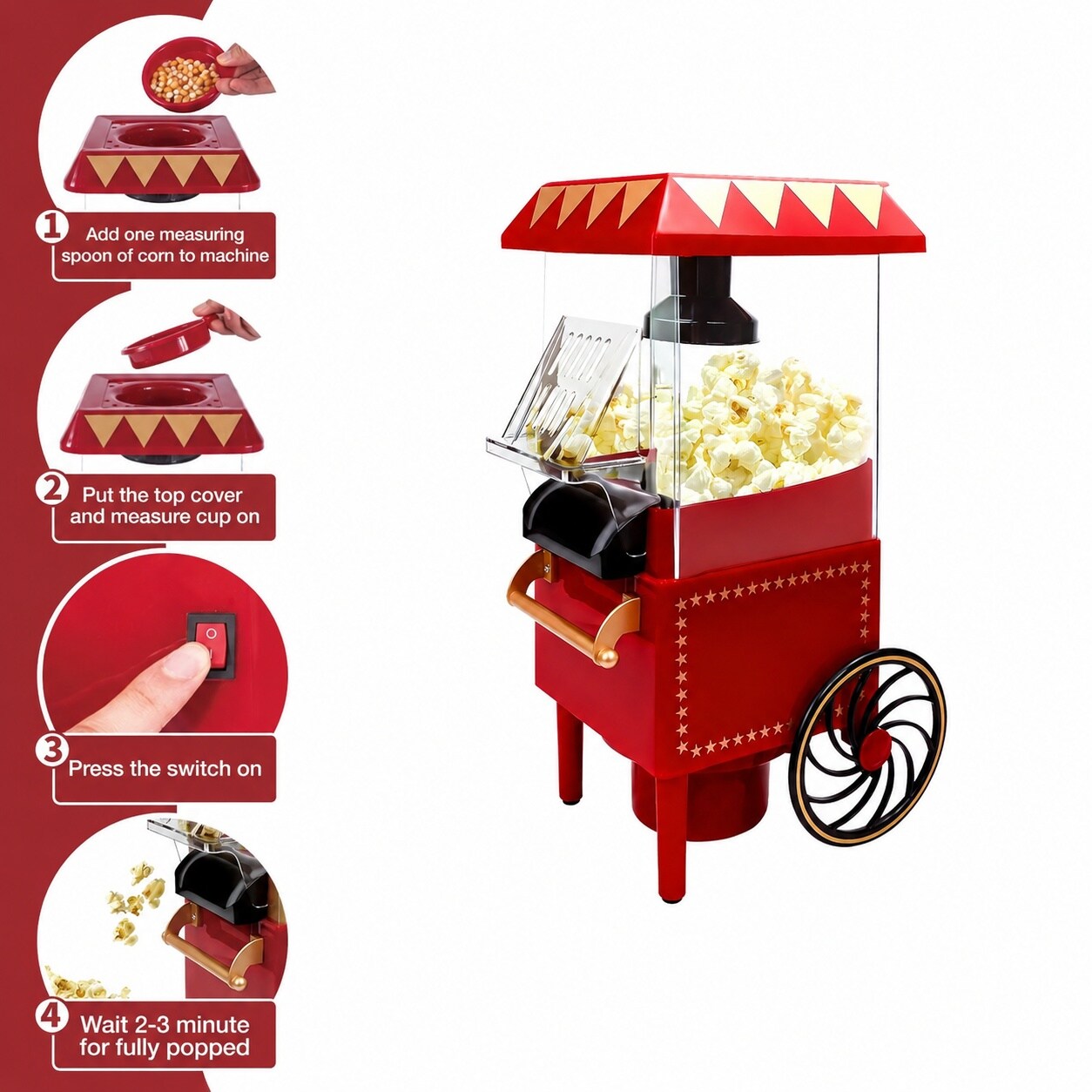 Aoibox LABDXTZ3 Popcorn-Makers - View #4