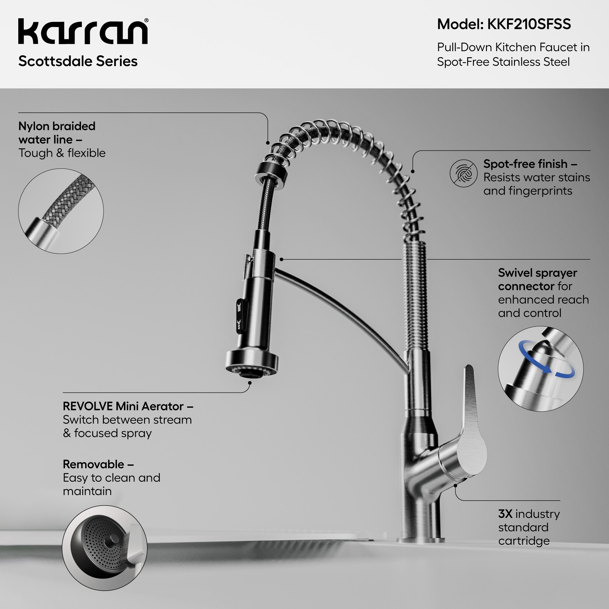 Karran KKF210SFSS Kitchen-Faucets - View #4