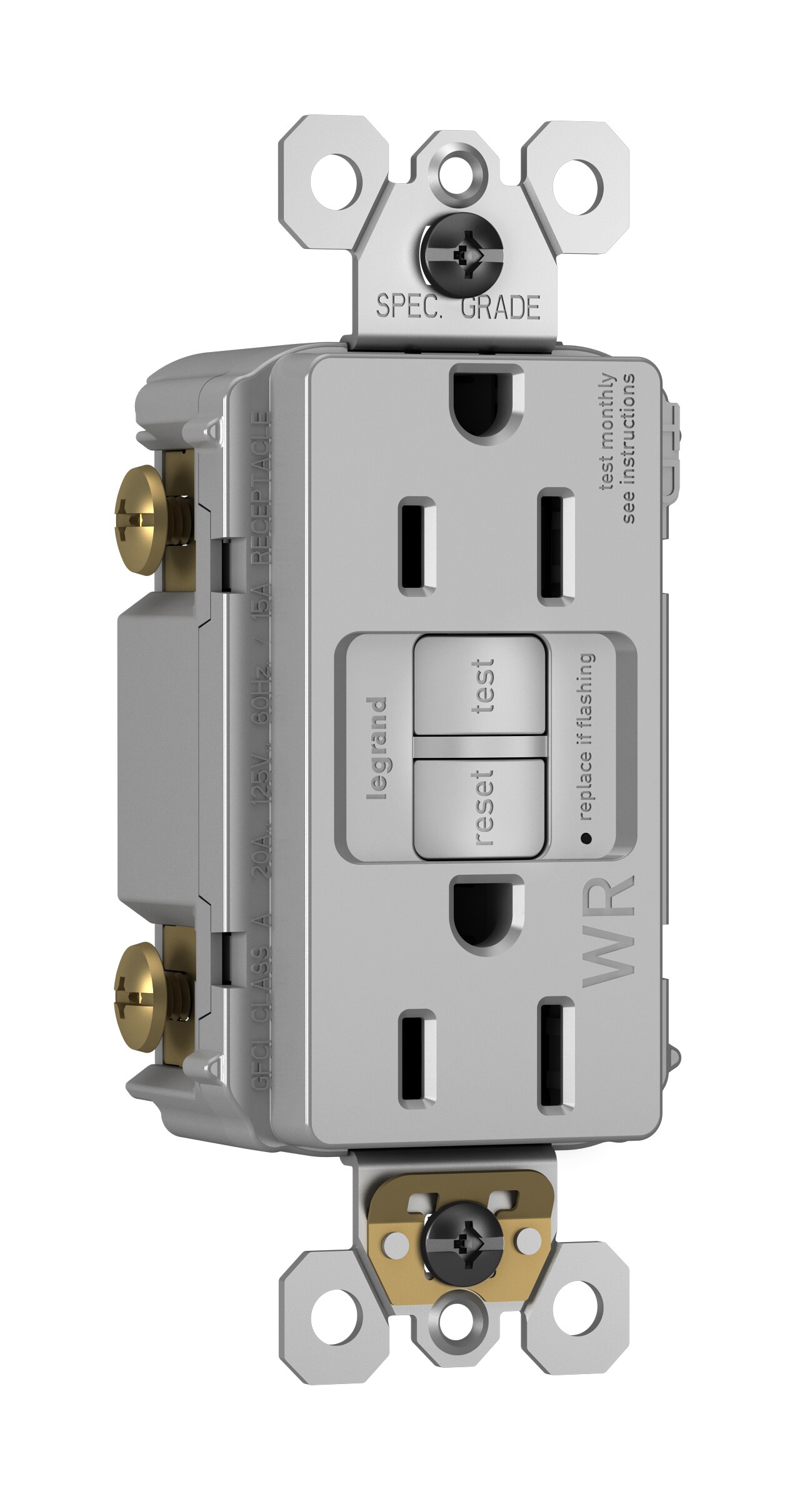 Legrand 1597TRWRGRYCCD4 receptacles - View #3