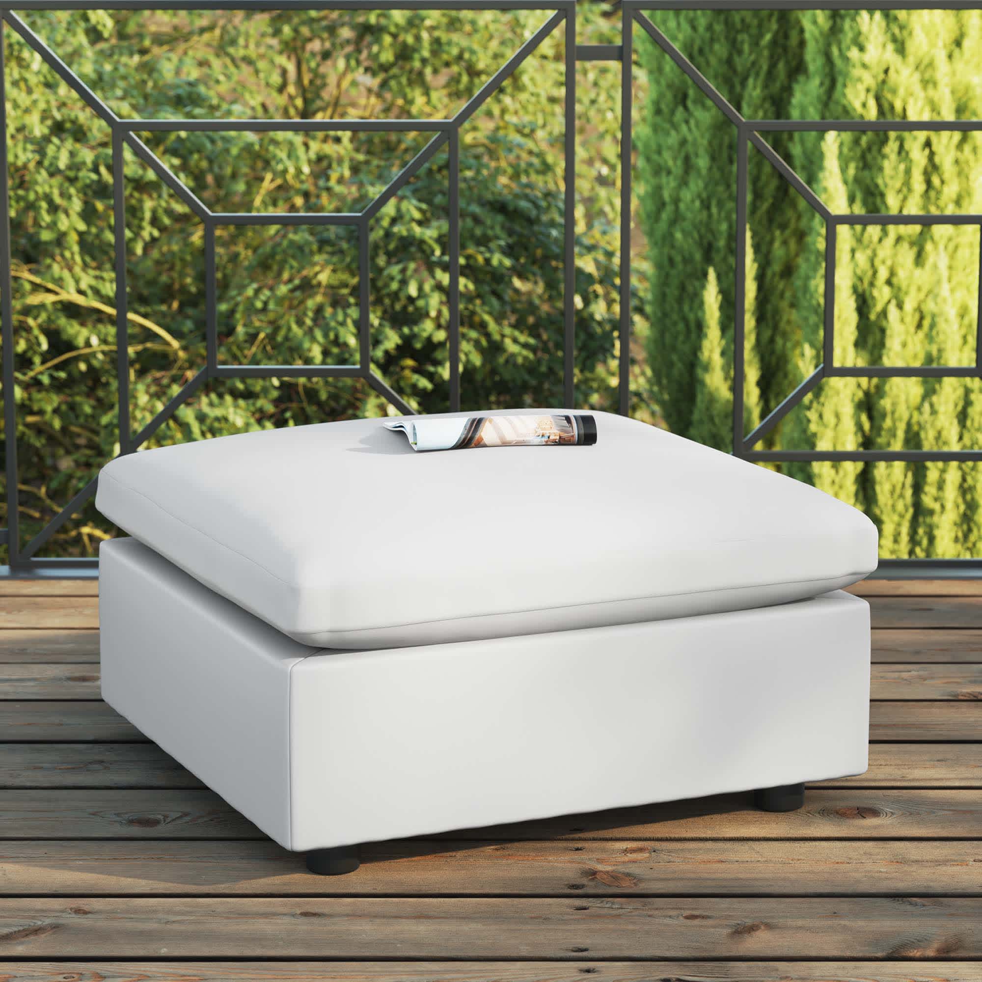 Modway EEI-4903-WHI Stools-Ottomans - View #3