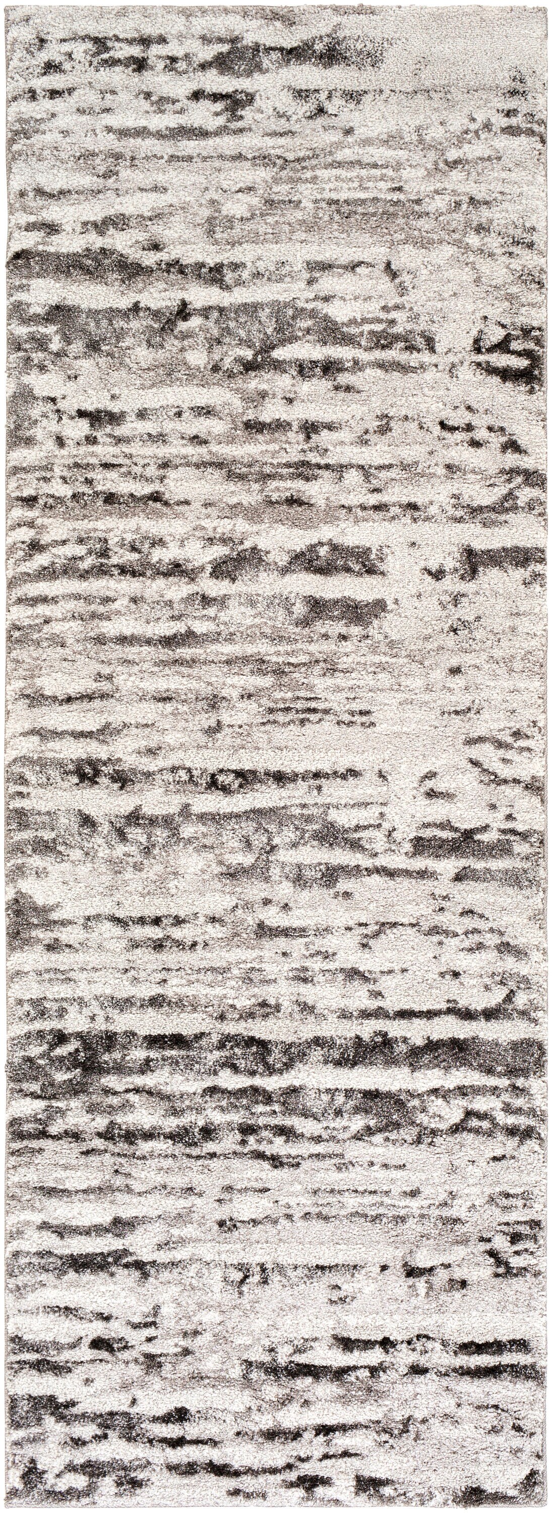 Livabliss VNE2301-2773 Venice 3 x 8 (ft) Polypropylene Charcoal Rectangular Indoor Abstract Mid-Century Modern Area rug