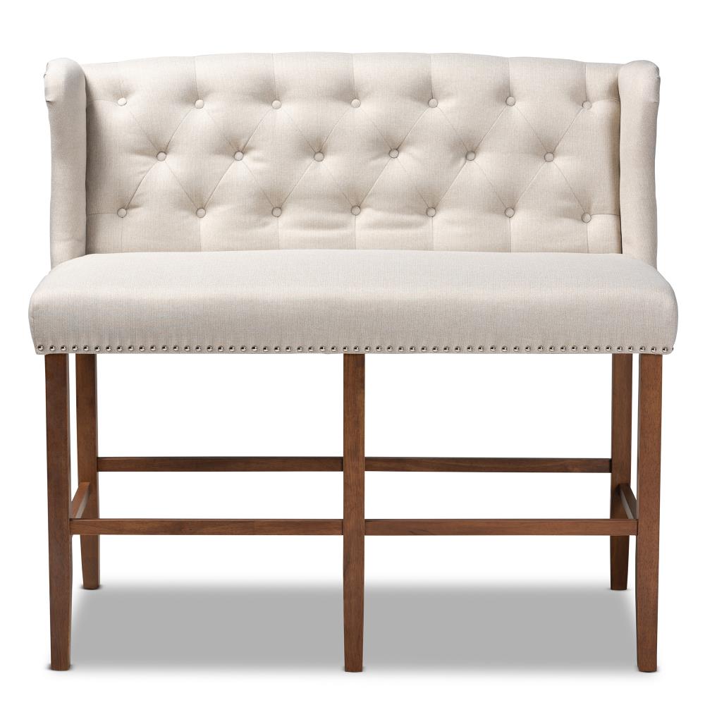 Baxton Studio 160-9947-LW Dining-Benches - View #2