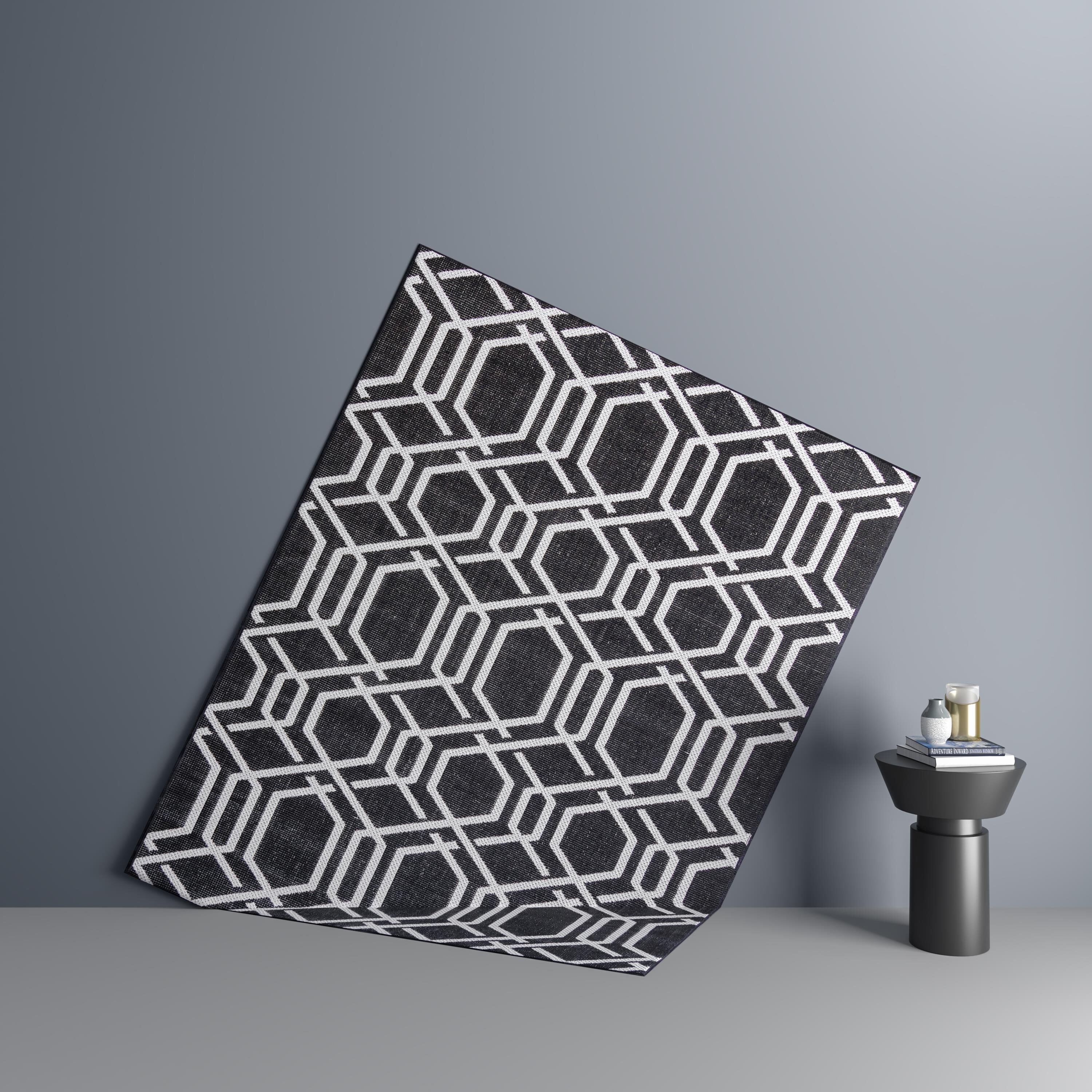 MH LONDON MH-RG-2026 BK rugs - View #10