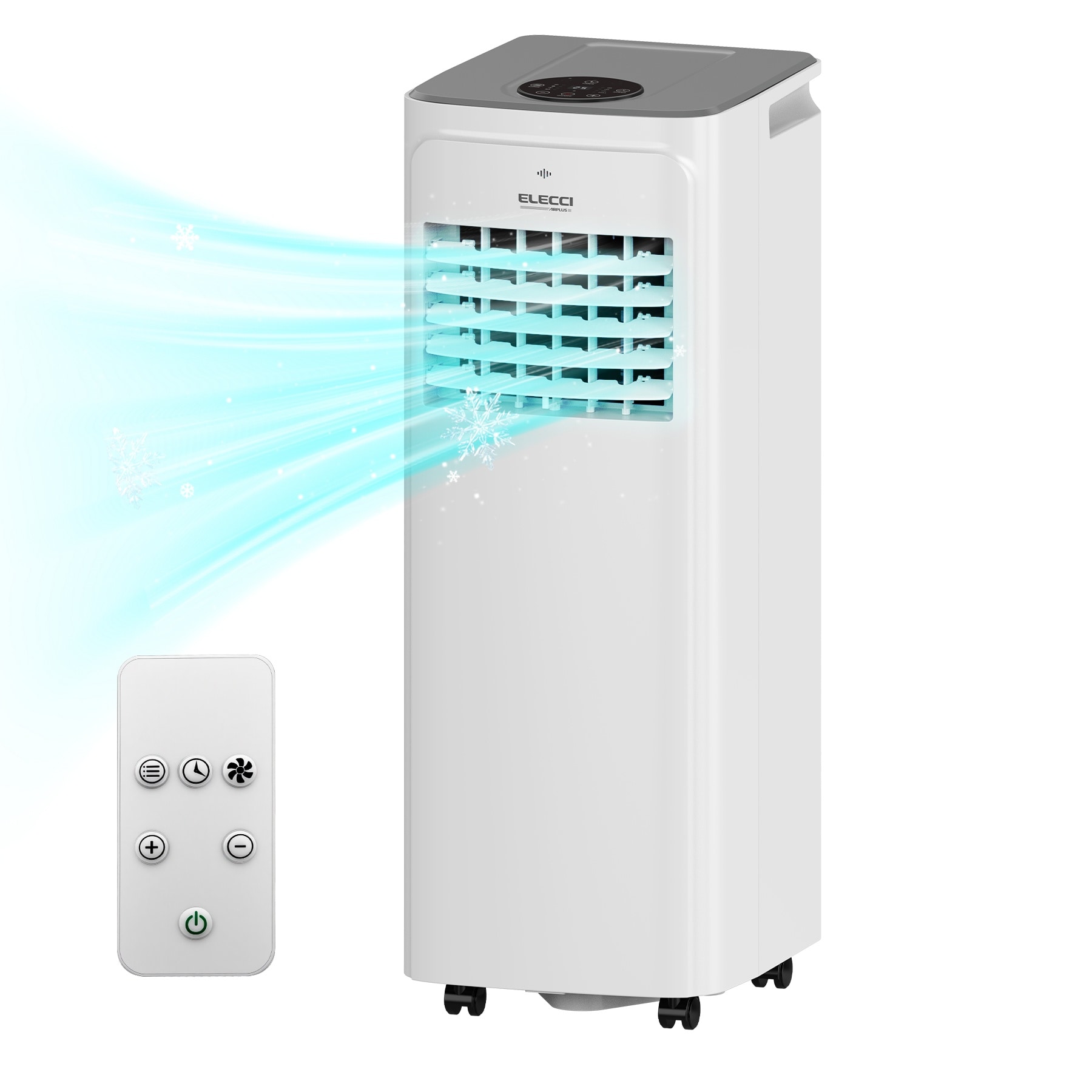 EdenDirect 7000 BTU (DOE) 115-Volt Vented Large Room Portable Air Conditioner with Heater, Remote Included