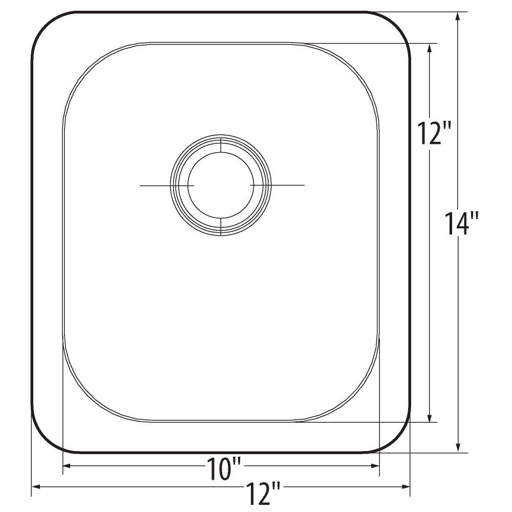 Moen 2000 Undermount 12-in x 14-in Brushed/Satin Stainless Steel Single ...