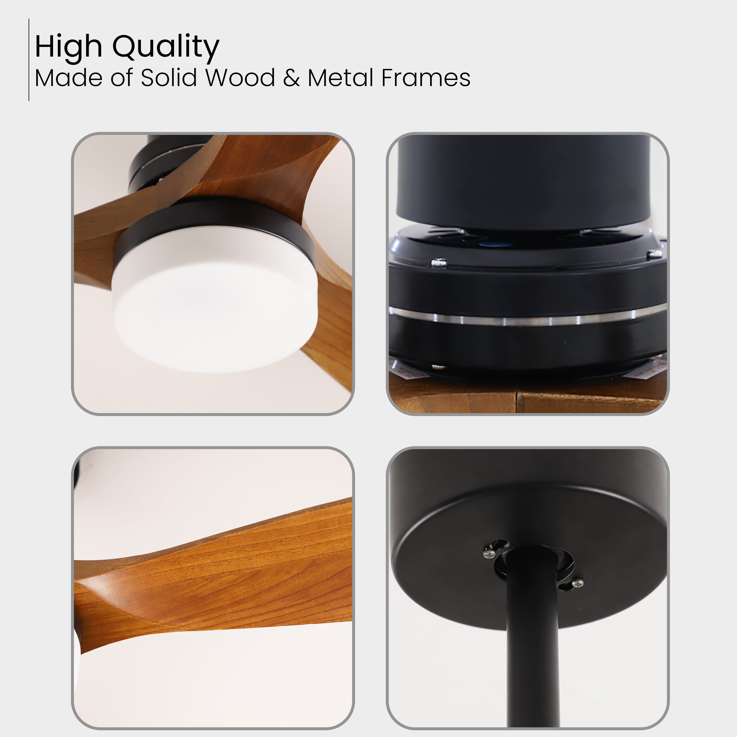 Utopia 4niture HAZPJSFL5209ACR1LED Ceiling-Fans - View #4