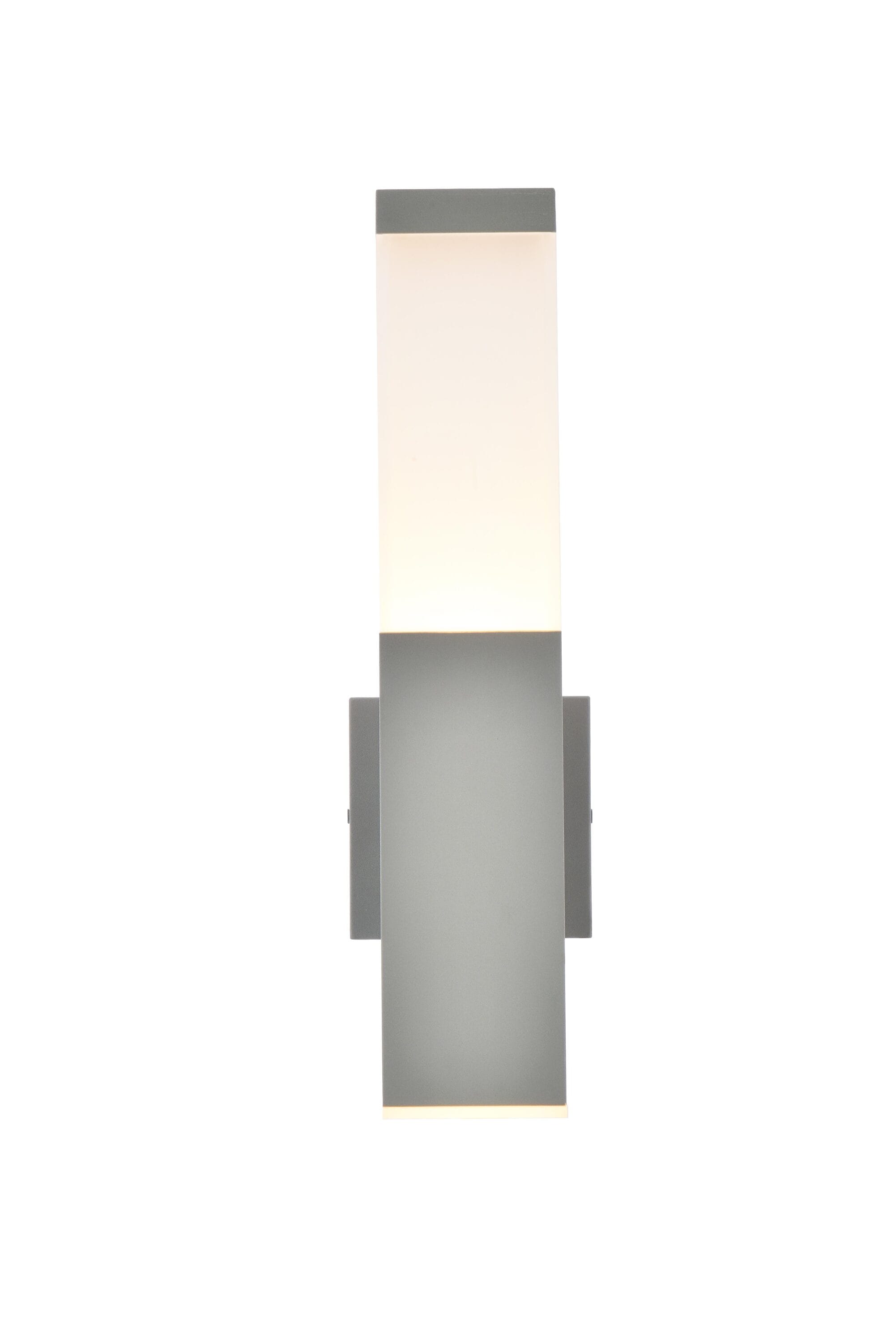 Simply Living Home Carvella Integrated LED Wall Sconce in Silver